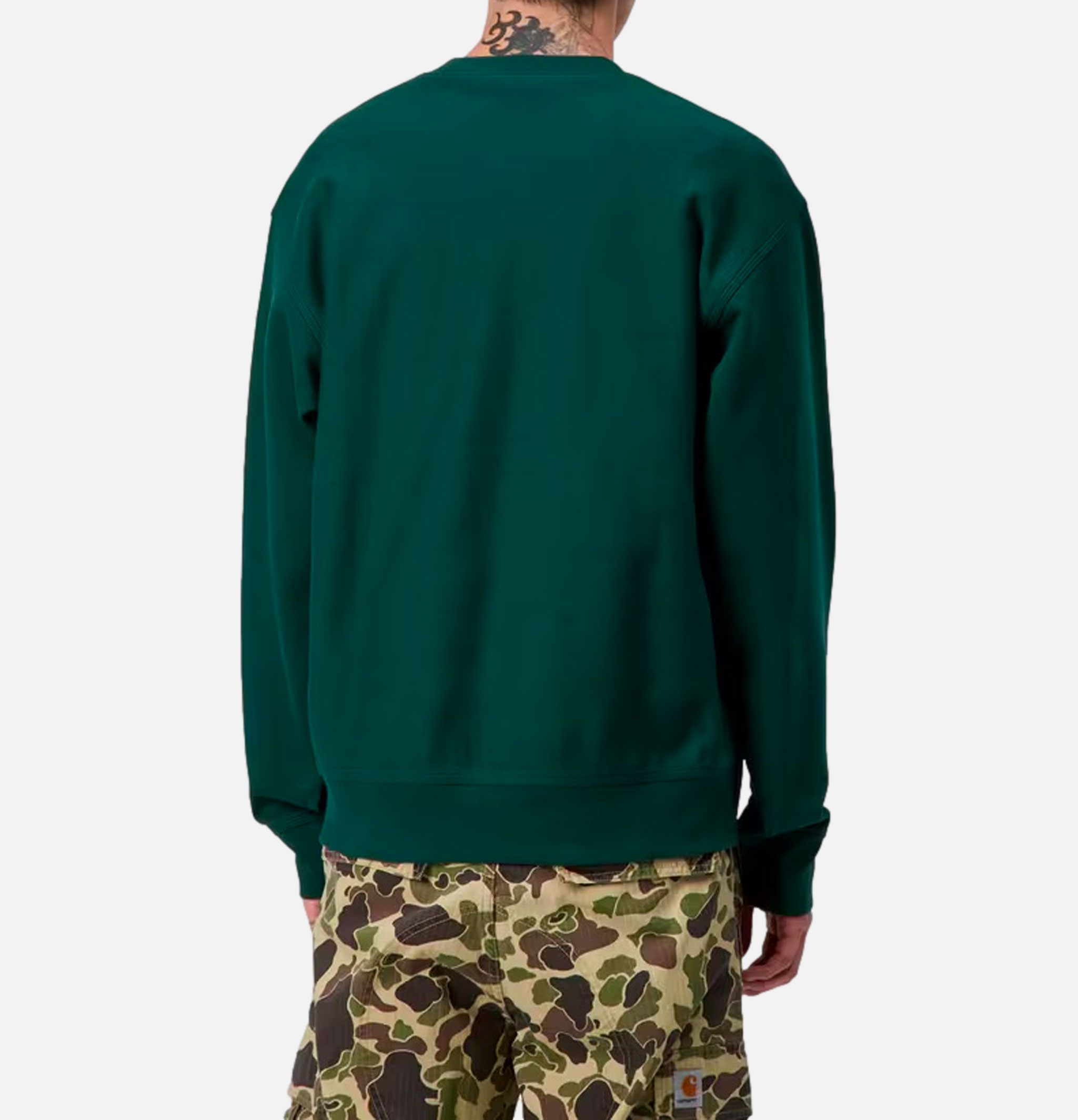 American Script Sweat Dark Fir