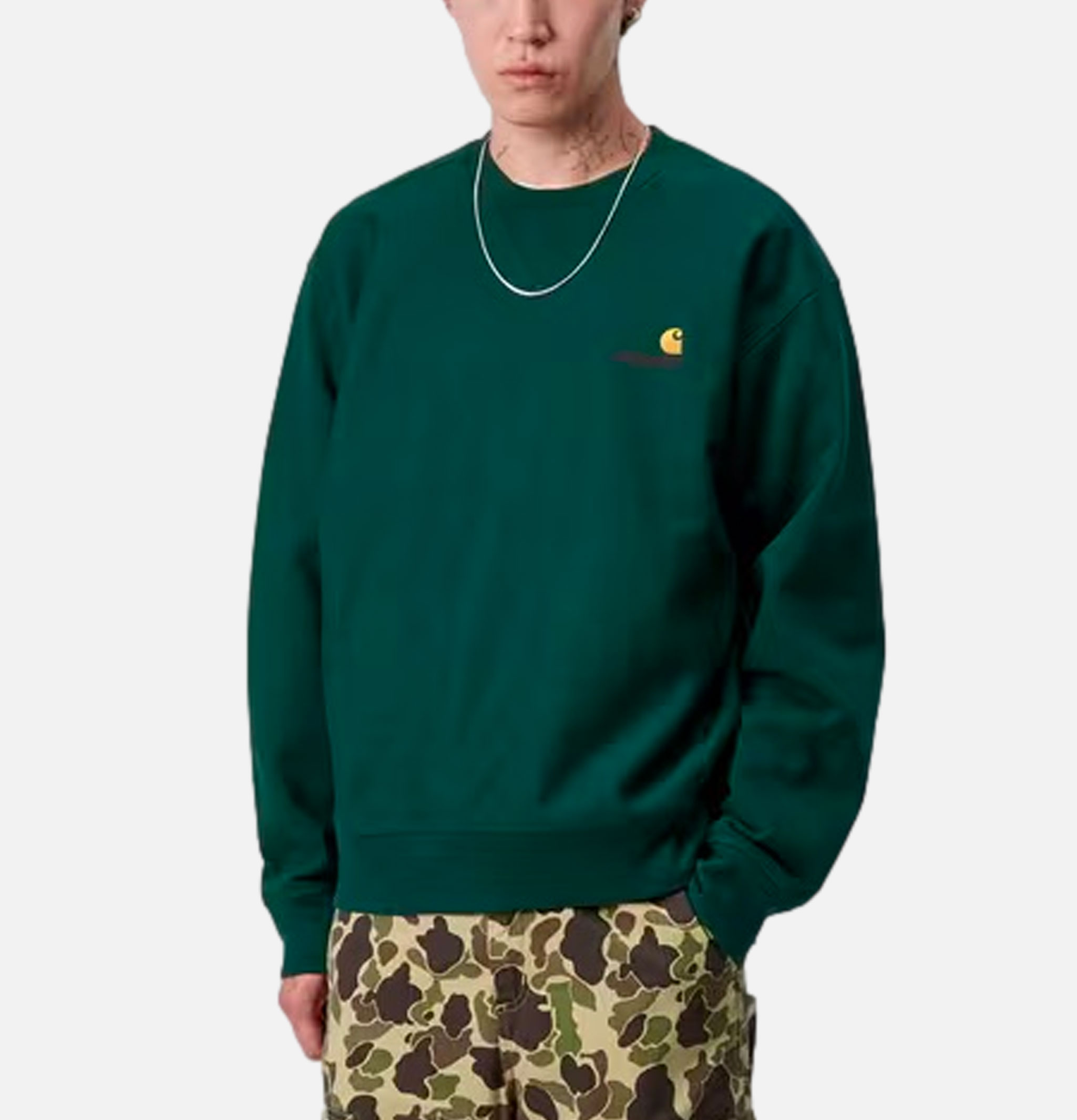 American Script Sweat Dark Fir