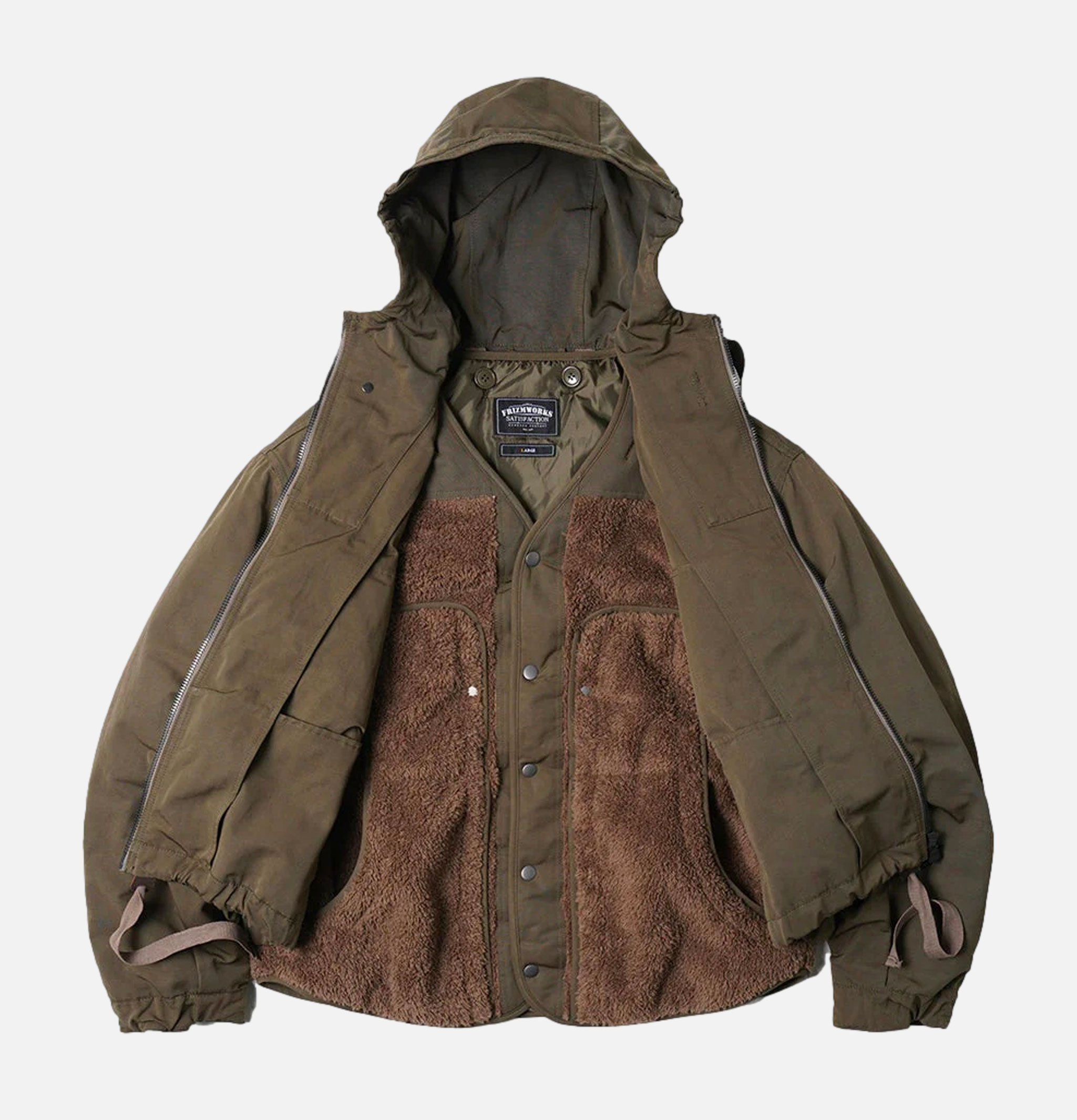 Smock Hooded Parka Olive