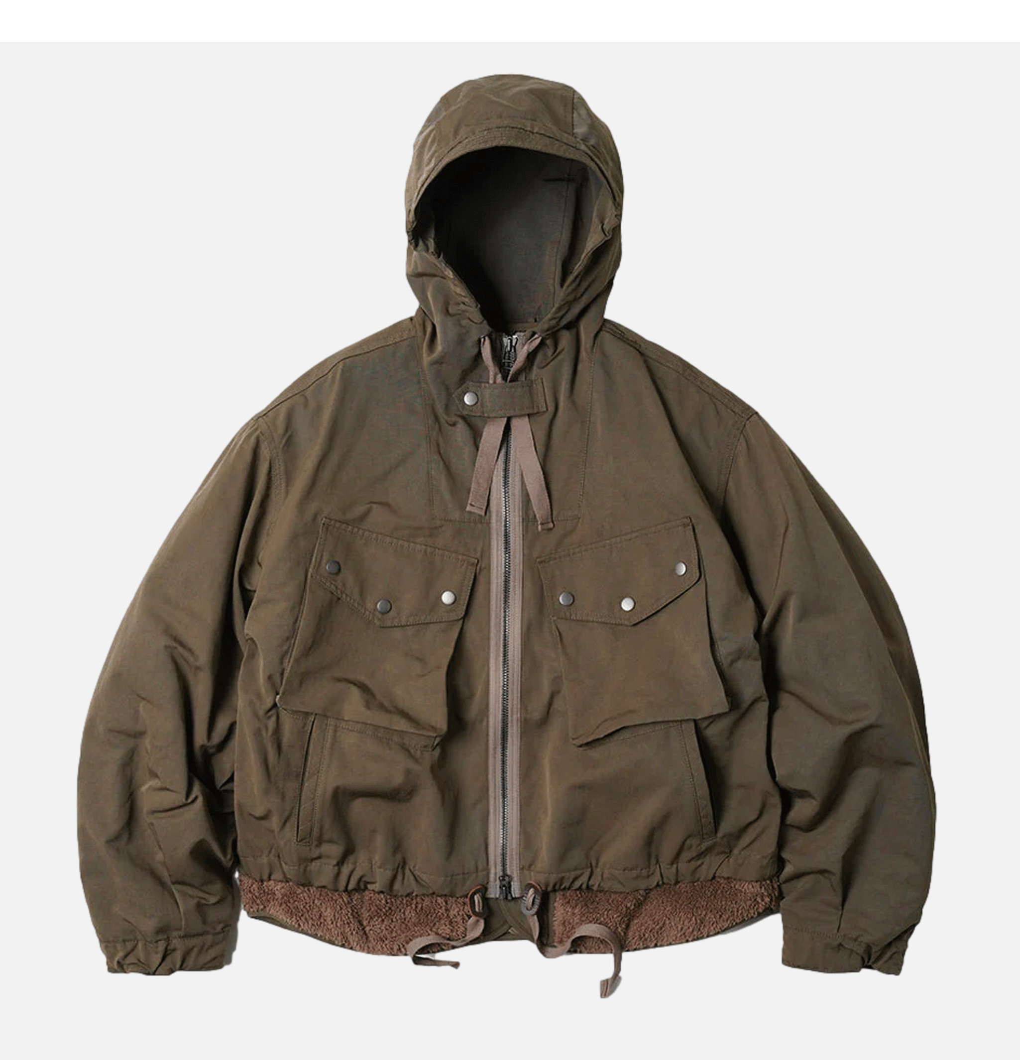 Smock Hooded Parka Olive