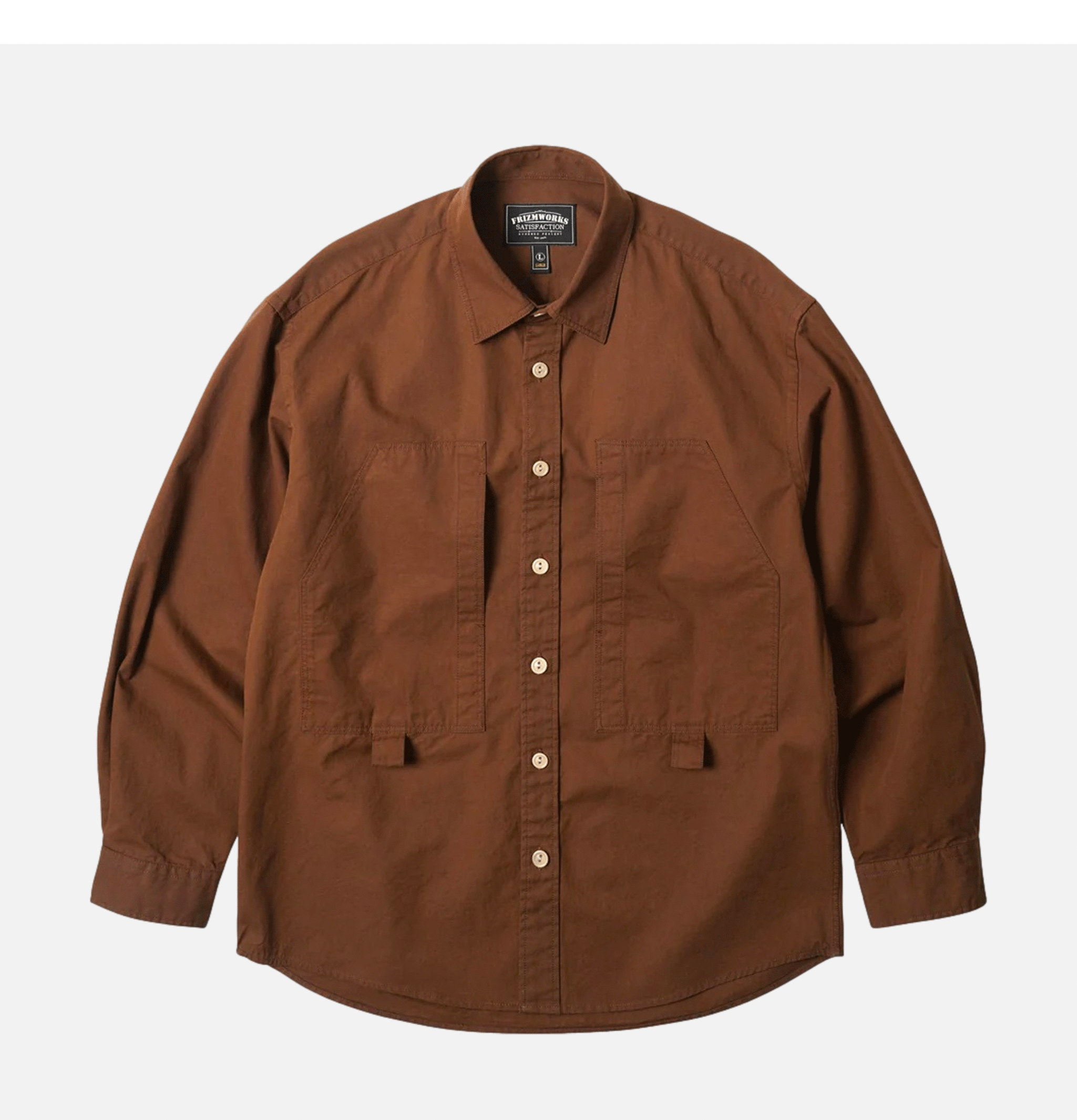 Pocket Loop Shirt Brown
