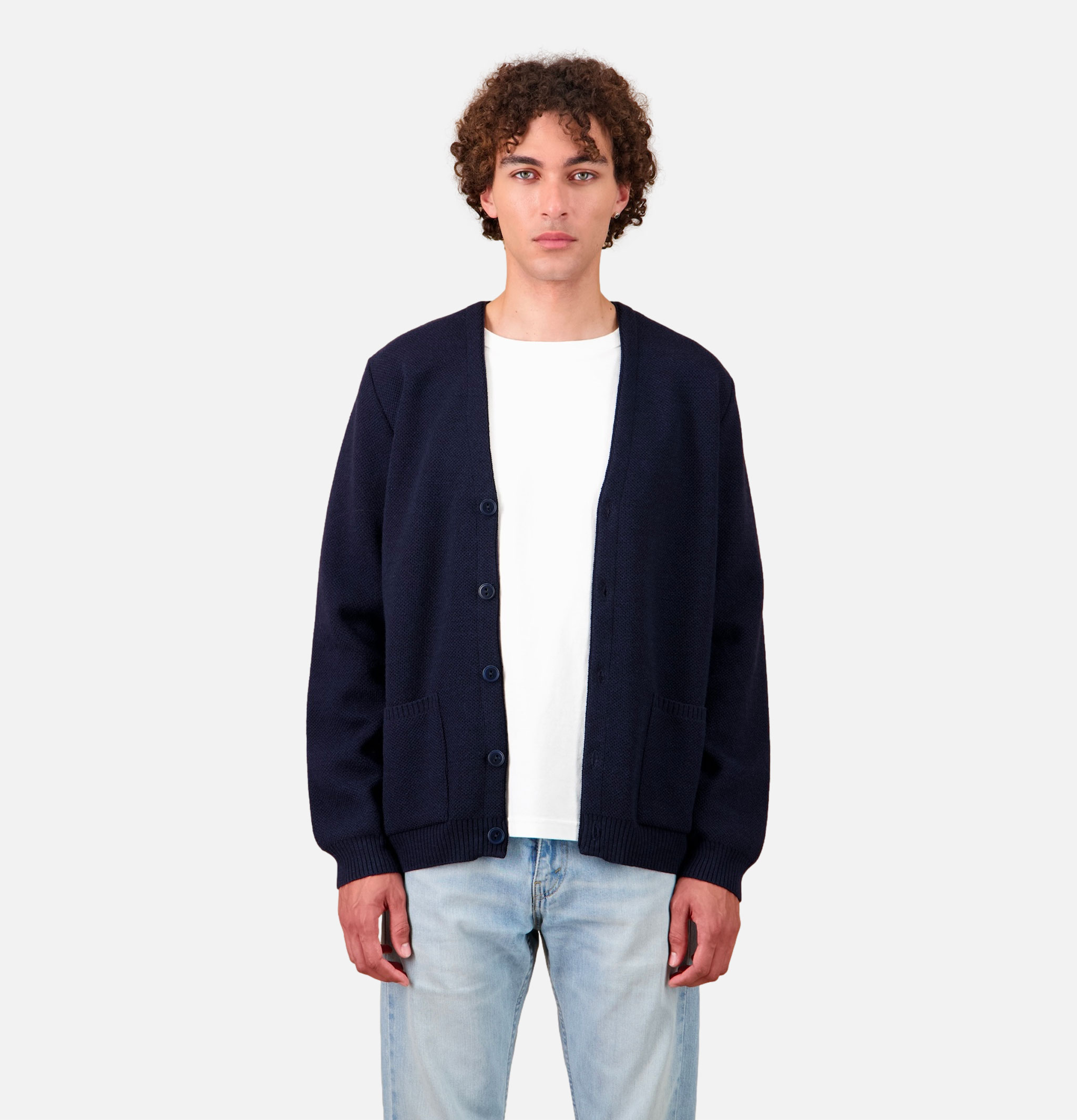 Cardigan Youri Merino Navy