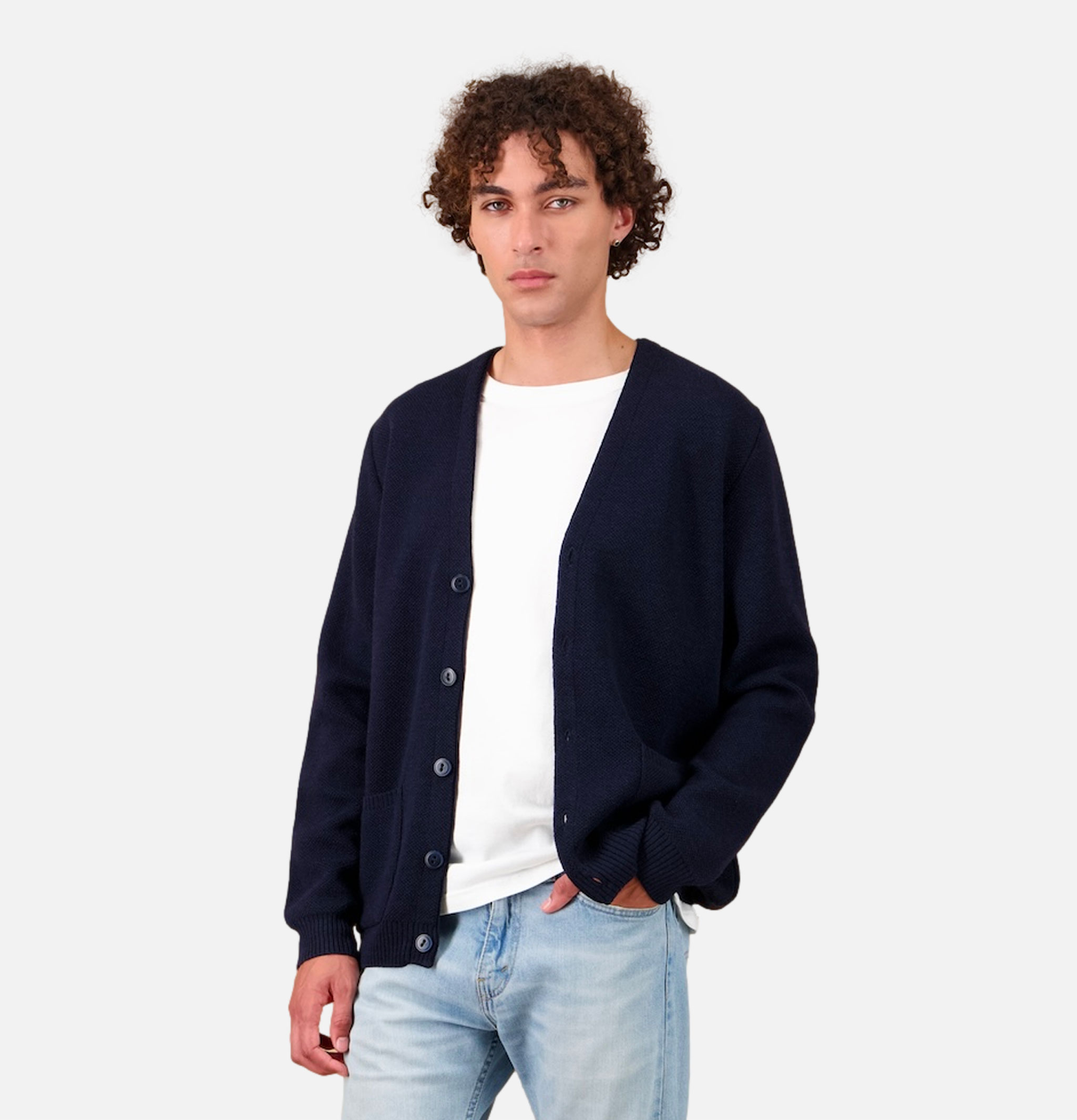 Cardigan Youri Merino Navy