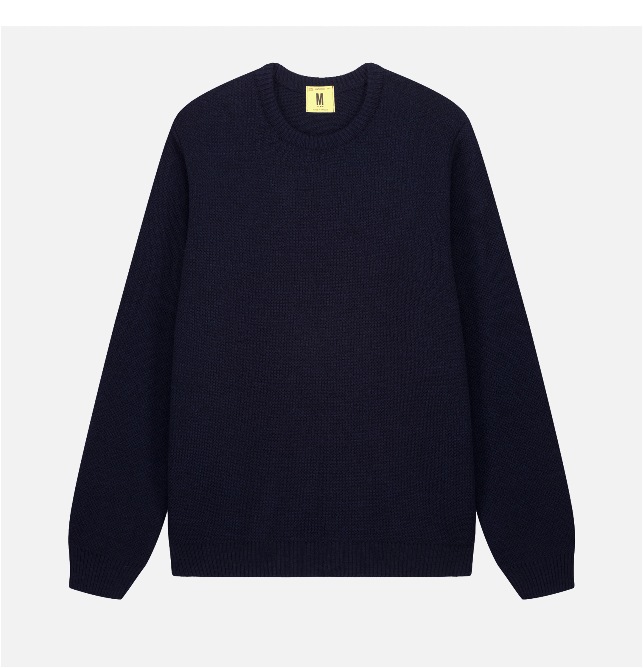 Pull Youri Col Rond Marine