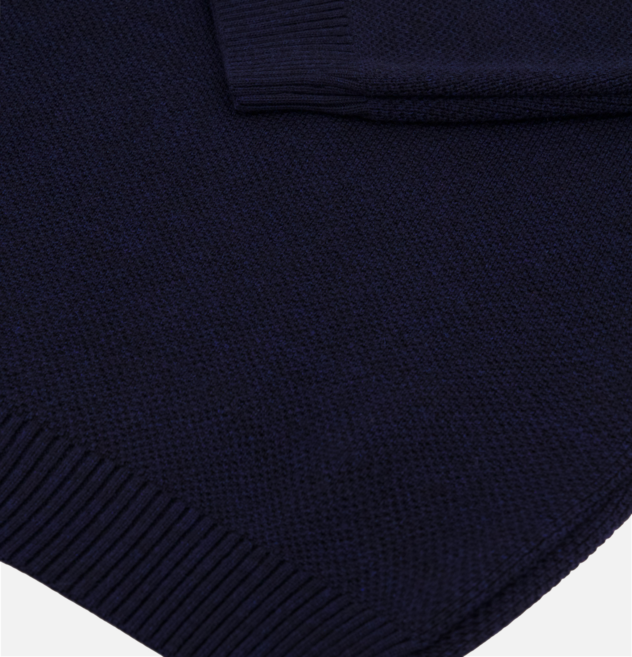 Pull Youri Col Rond Marine