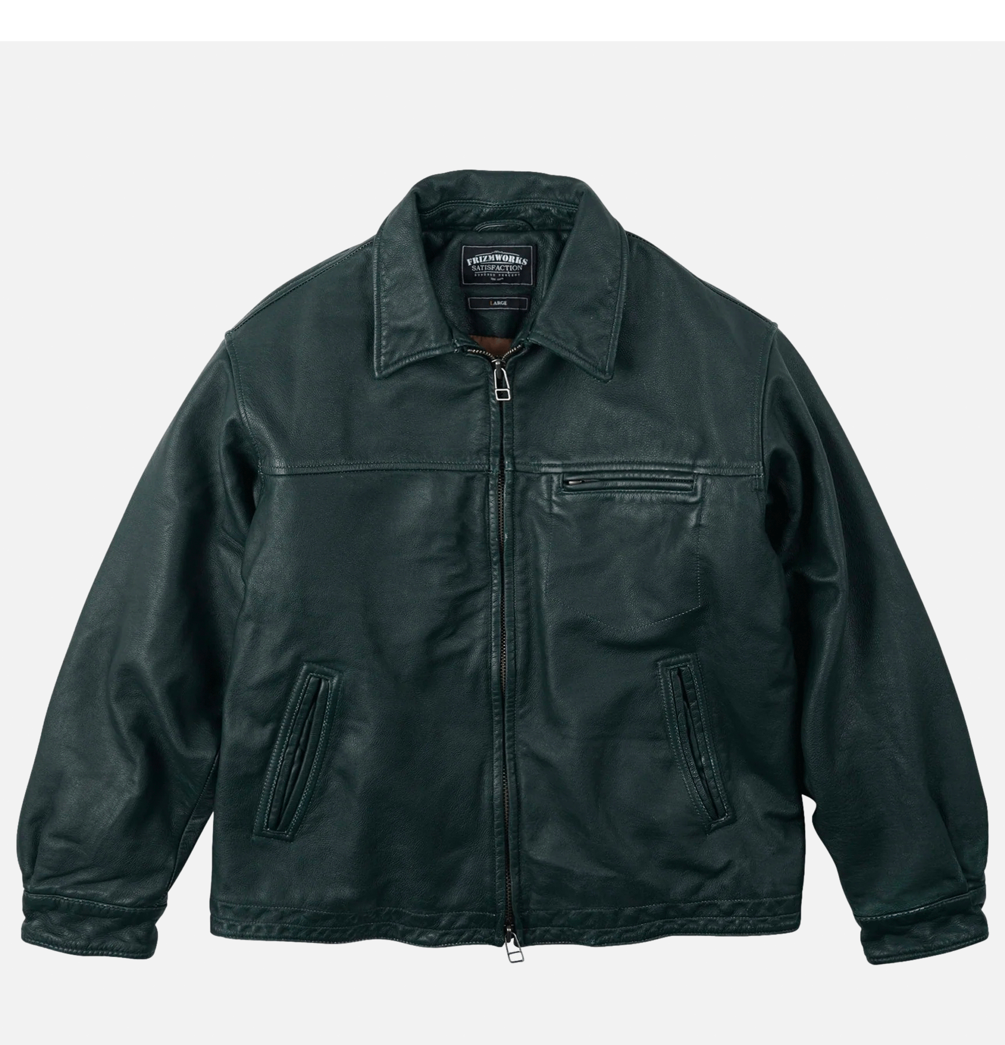 Frizmworks Jacket Cowhide Olive Leather