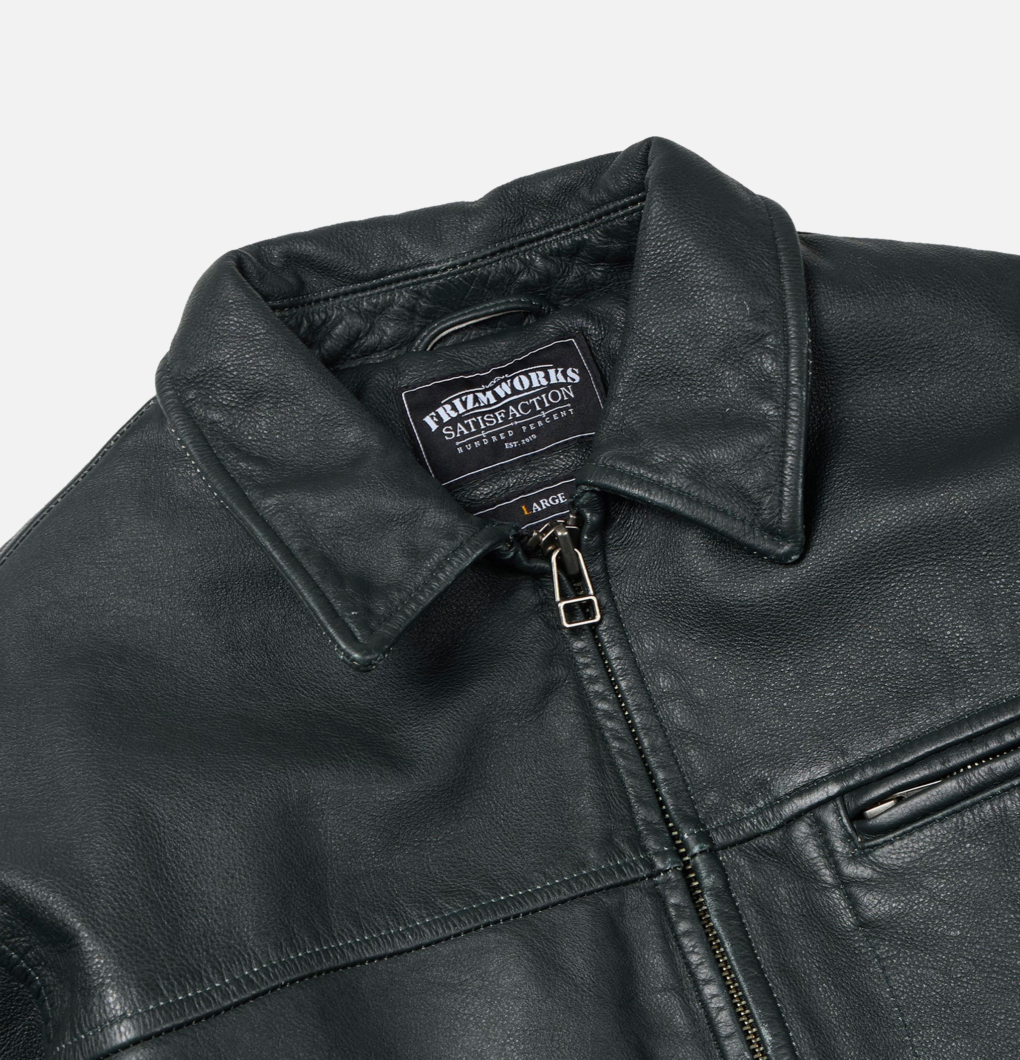 Frizmworks Jacket Cowhide Olive Leather