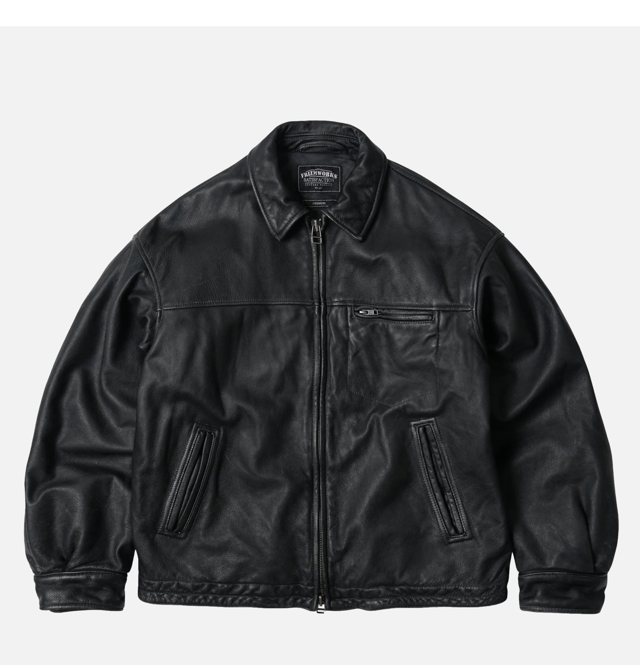 Frizmworks Veste Cowhide Cuir Noir