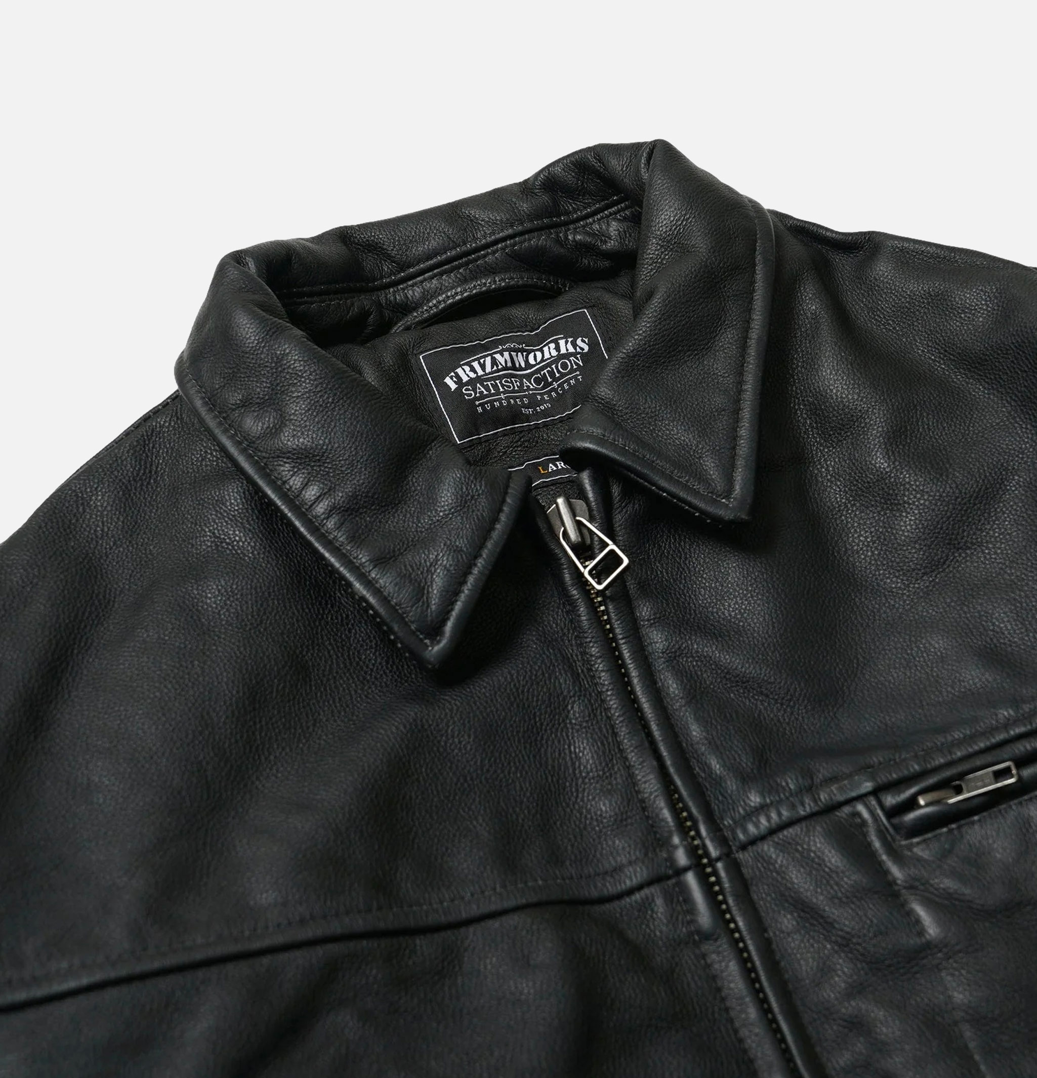 Frizmworks Veste Cowhide Cuir Noir