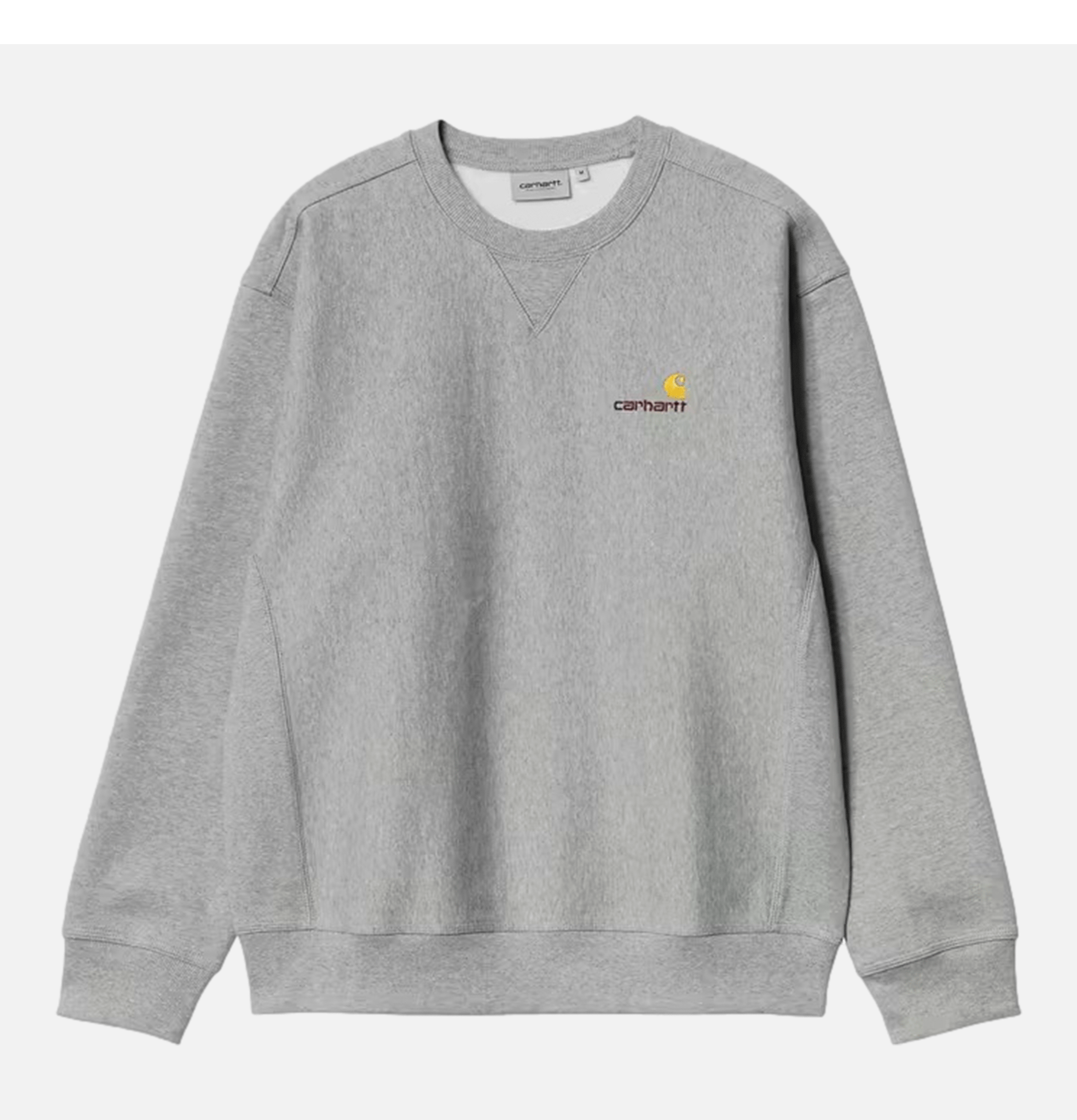 American Script Sweat Grey Hea