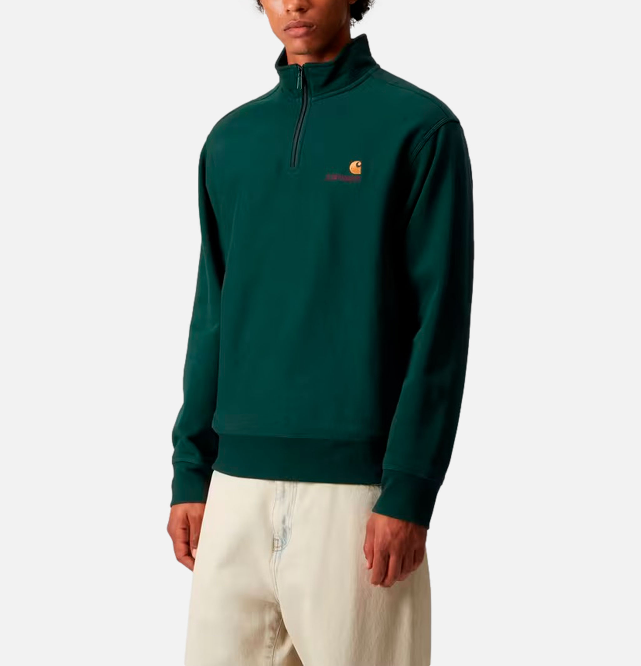 American Script Half Zip Dfir
