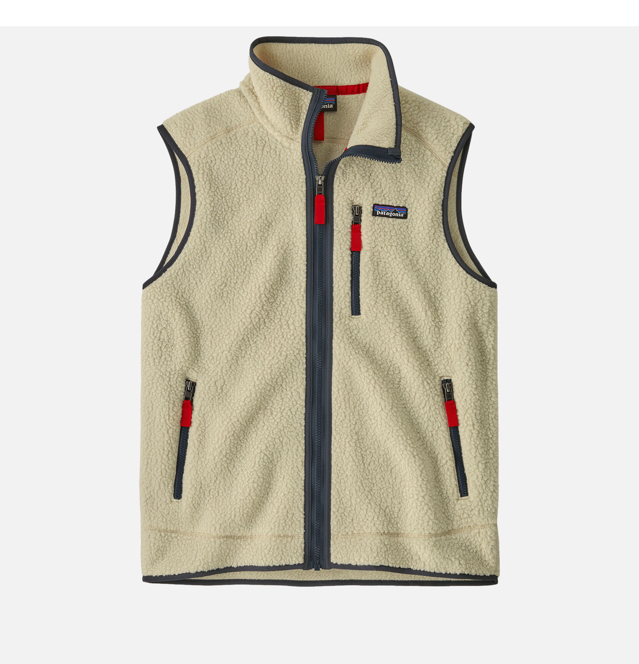 Patagonia Retro Pile Vest Pelican Smolder Blue