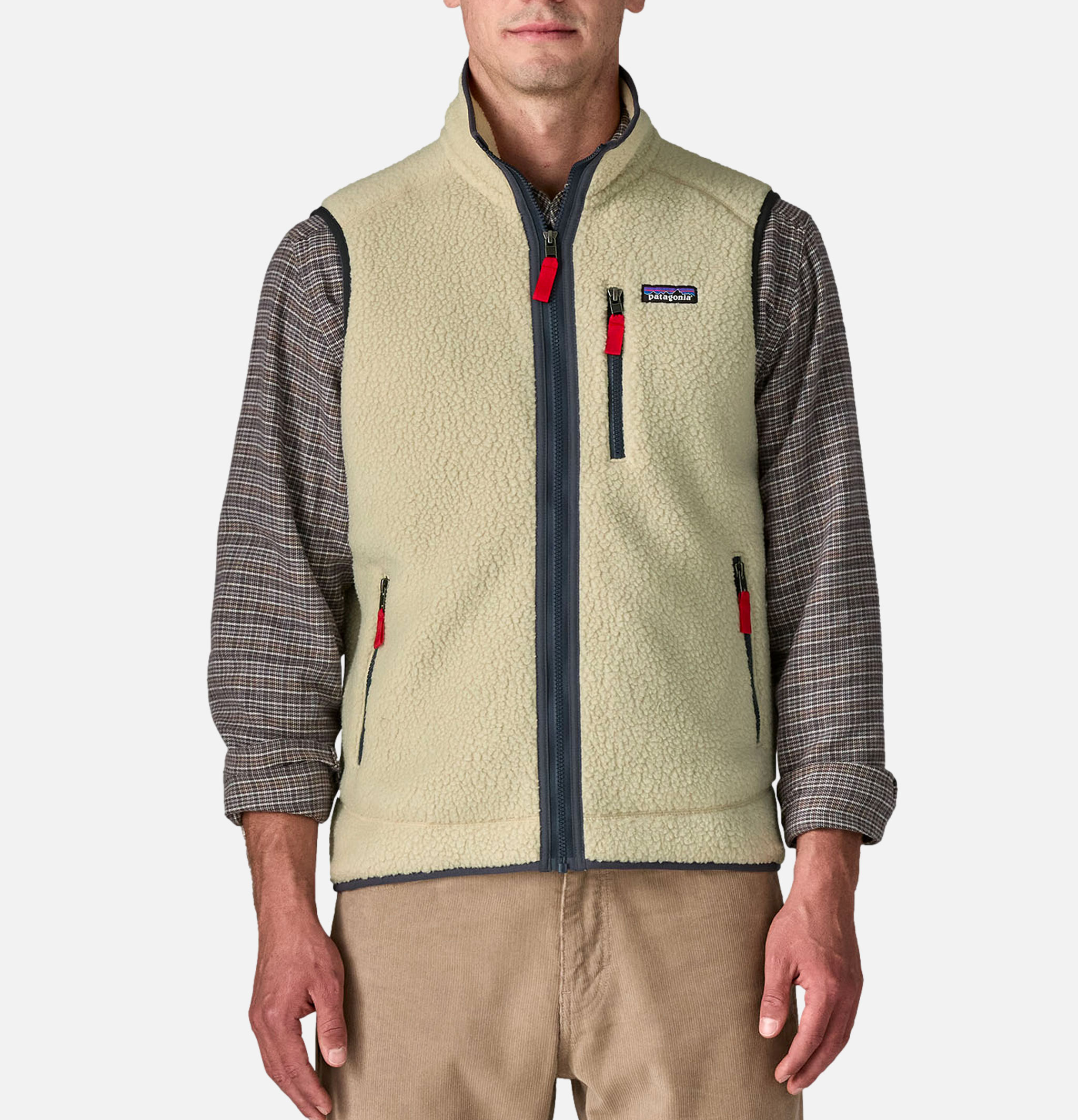Patagonia Retro Pile Vest Pelican Smolder Blue
