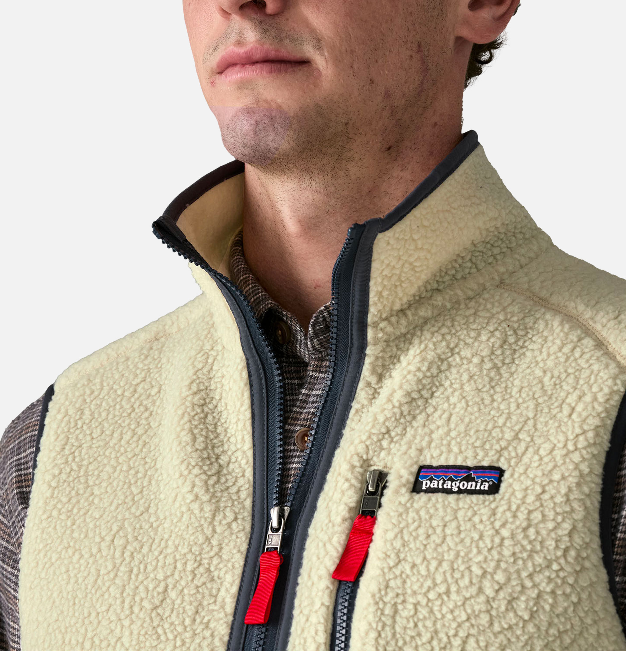 Patagonia Retro Pile Vest Pelican Smolder Blue