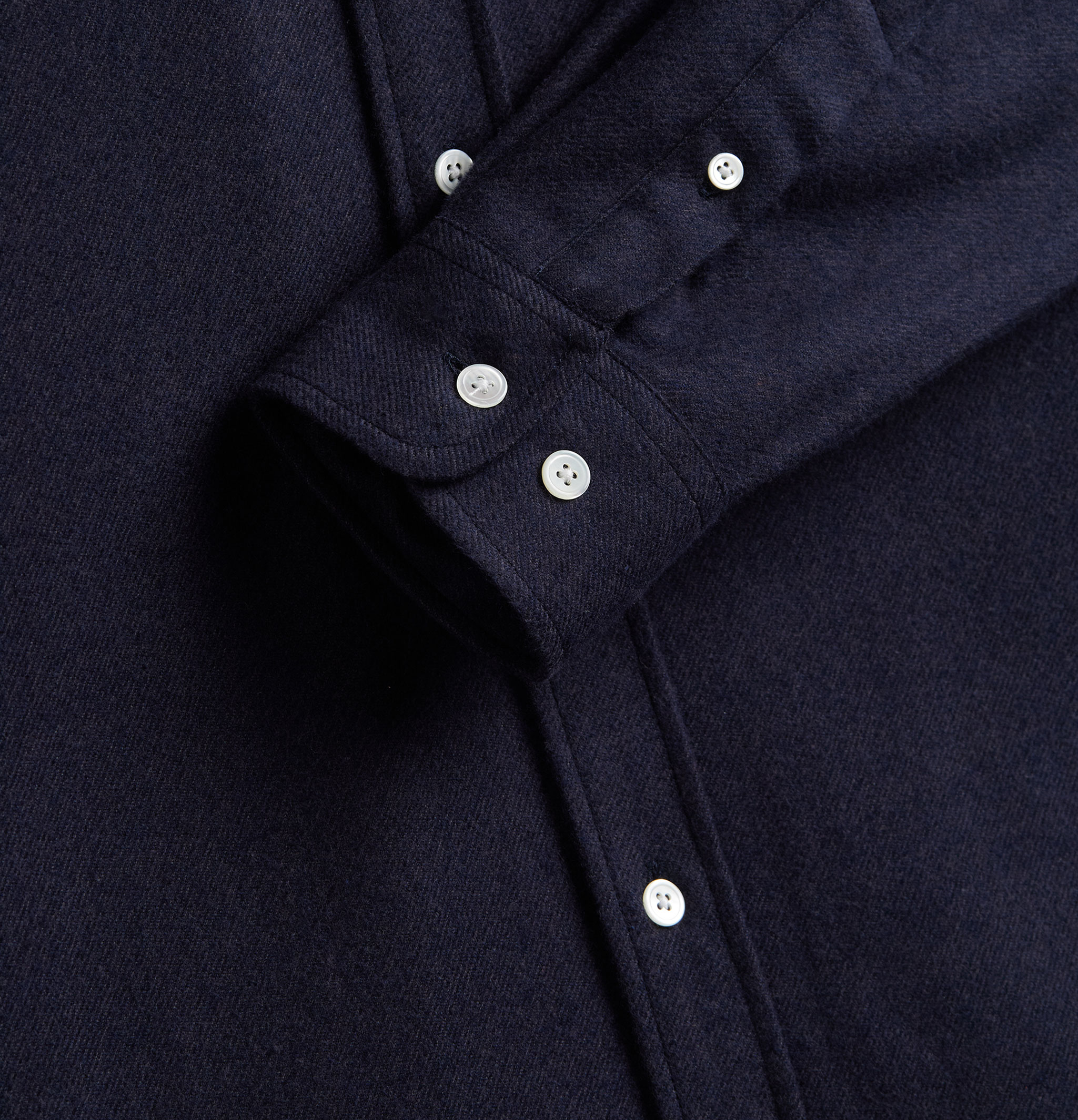 Portuguese Flannel Chemise Teca Navy