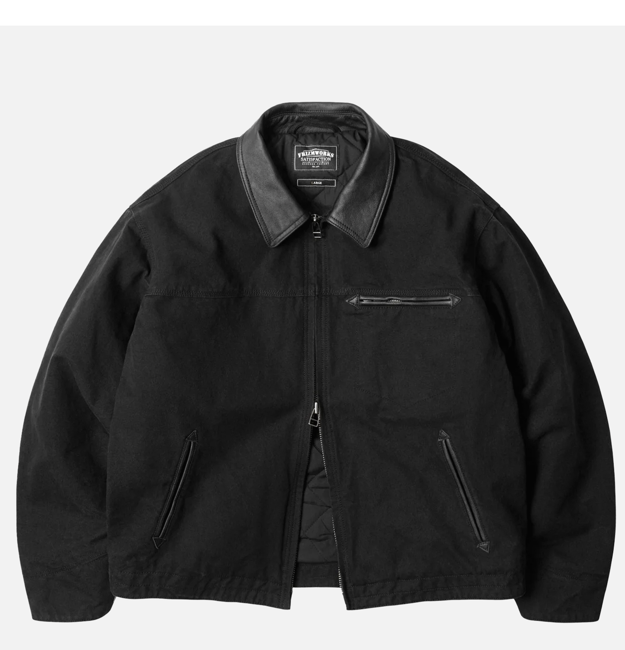 Frizmworks Heavy Canvas Destroyed Jacket Black