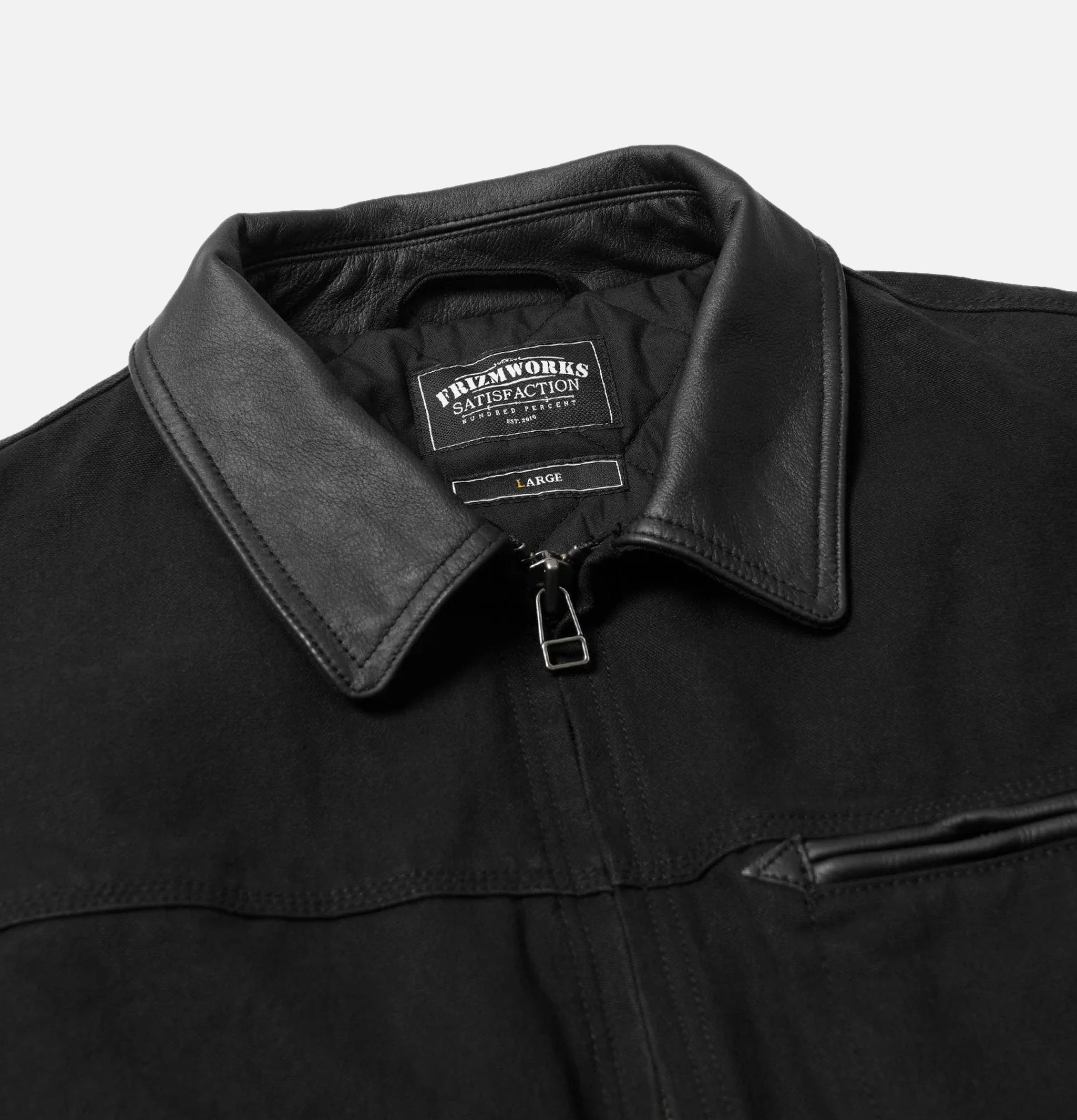 Frizmworks Heavy Canvas Destroyed Jacket Black