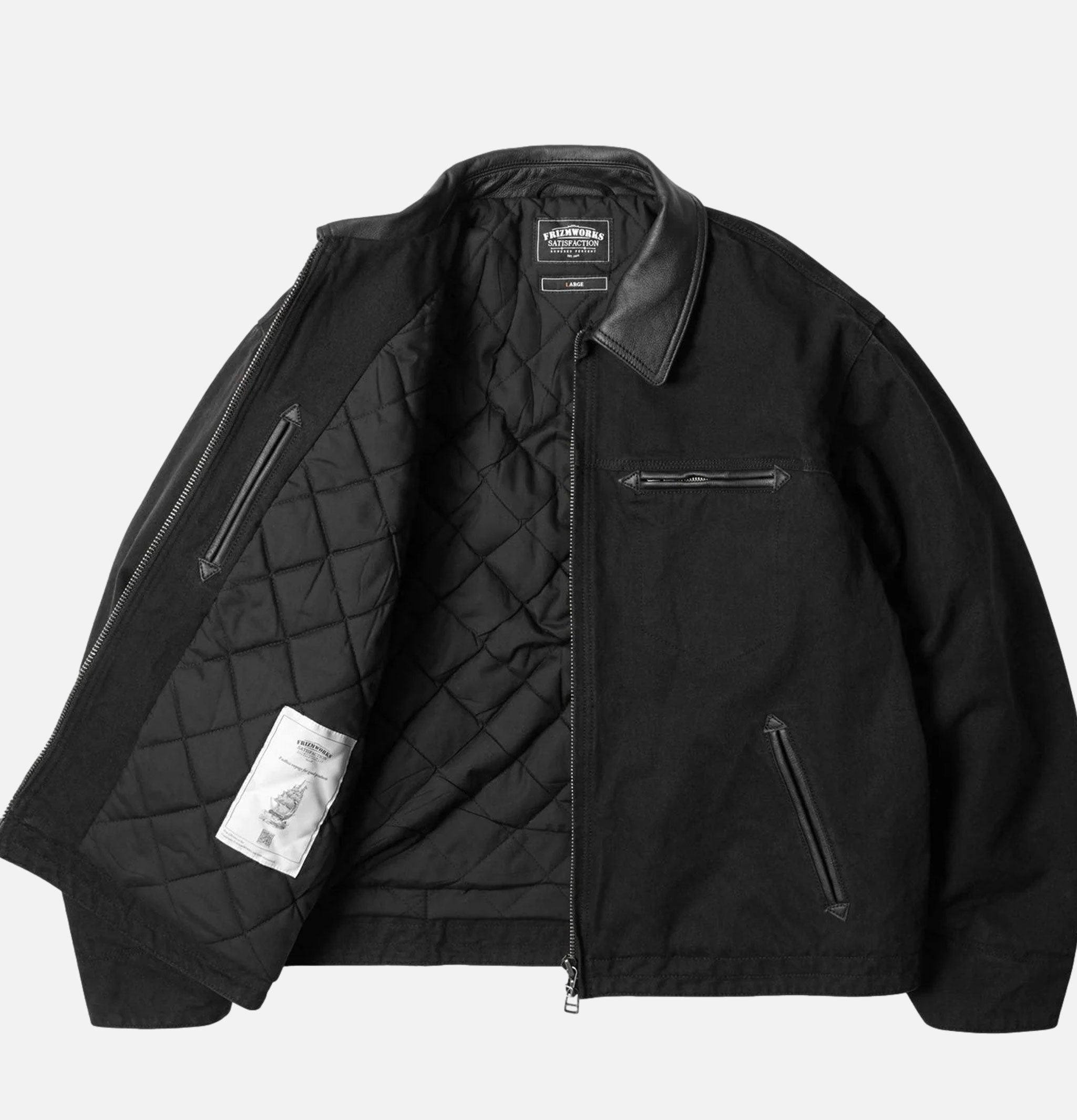 Frizmworks Heavy Canvas Destroyed Jacket Black