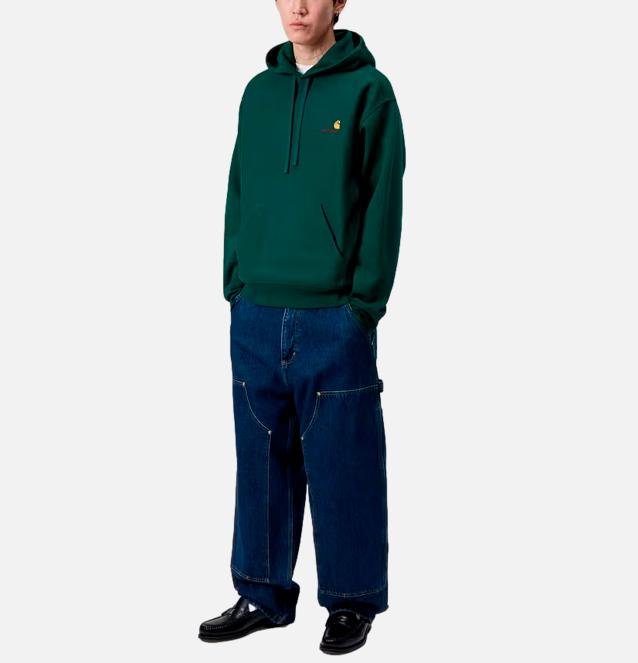 American Script Hoddie Darkfir