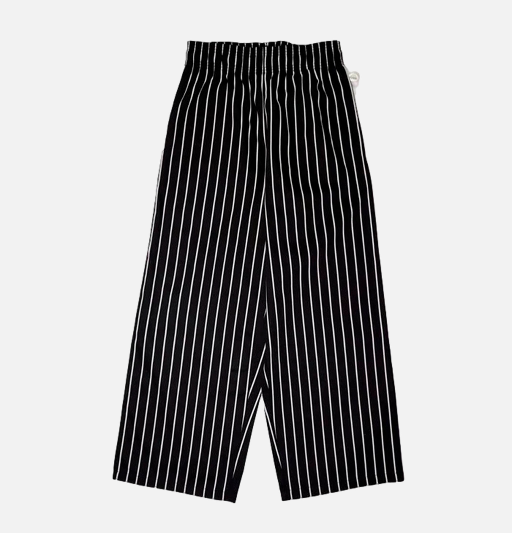 Wide Chef Pant Stripe Black