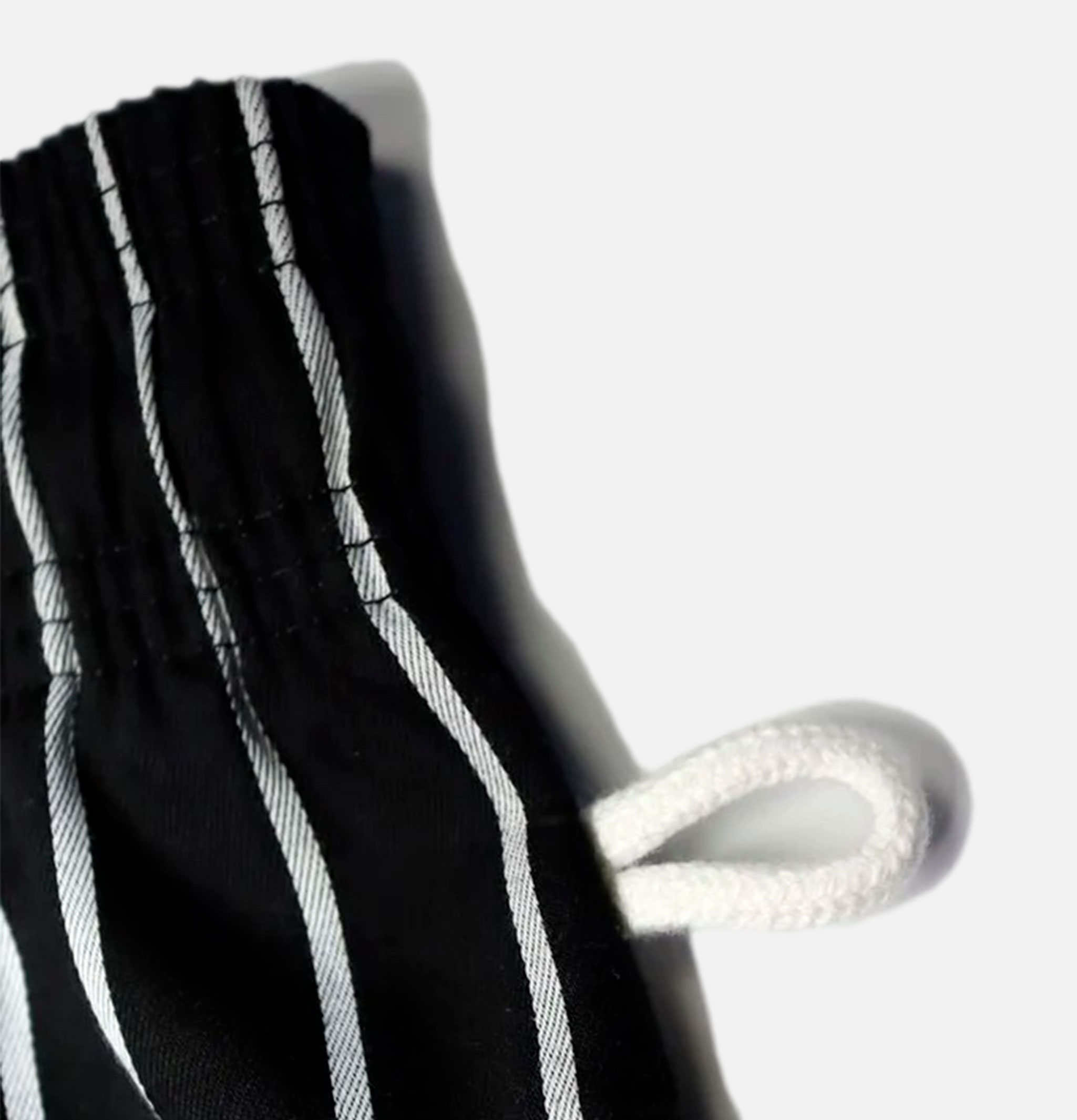 Wide Chef Pant Stripe Black