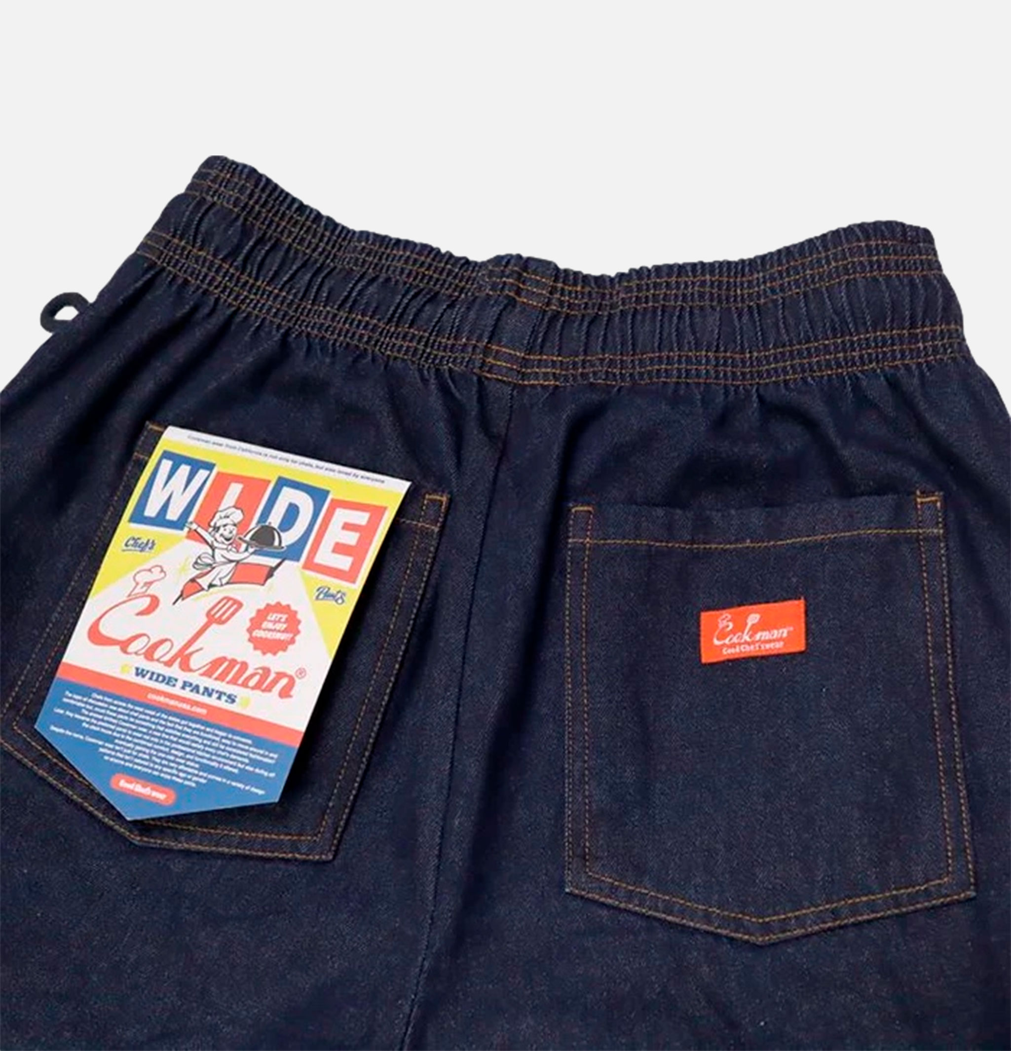 Wide Chef Pant Denim Navy