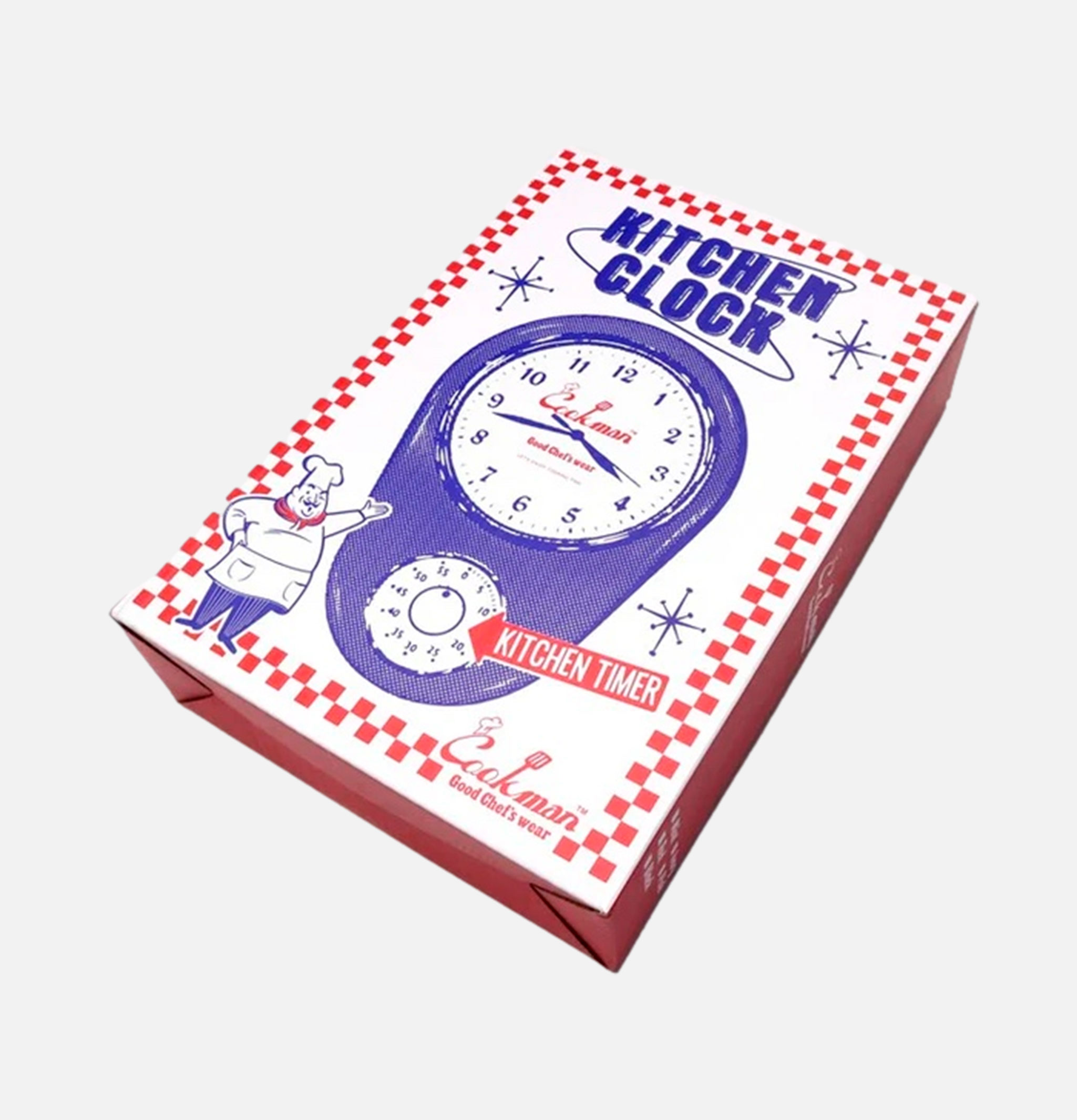 Kitchen Clock Red