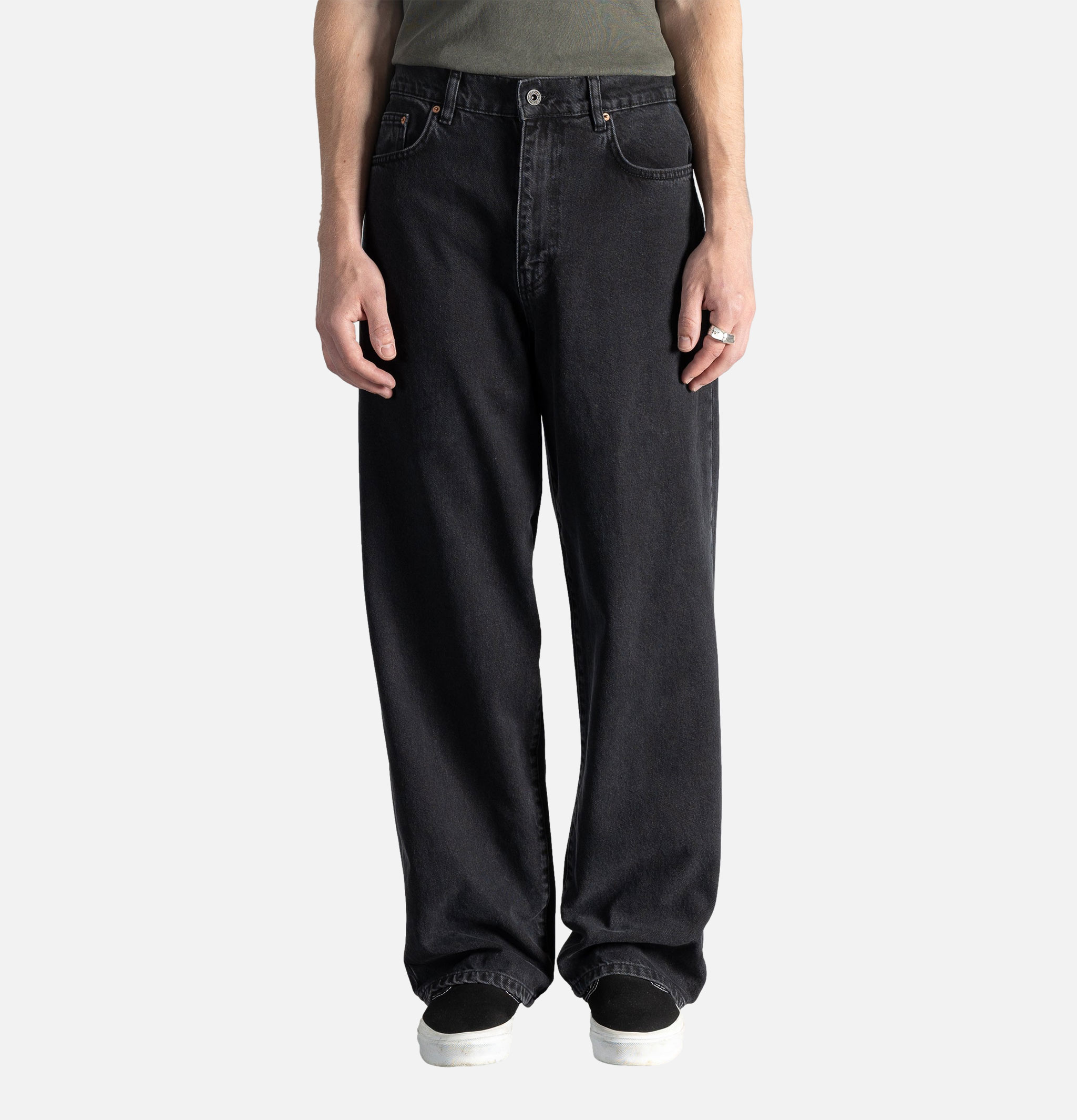 Wide 5 Jean Black Denim