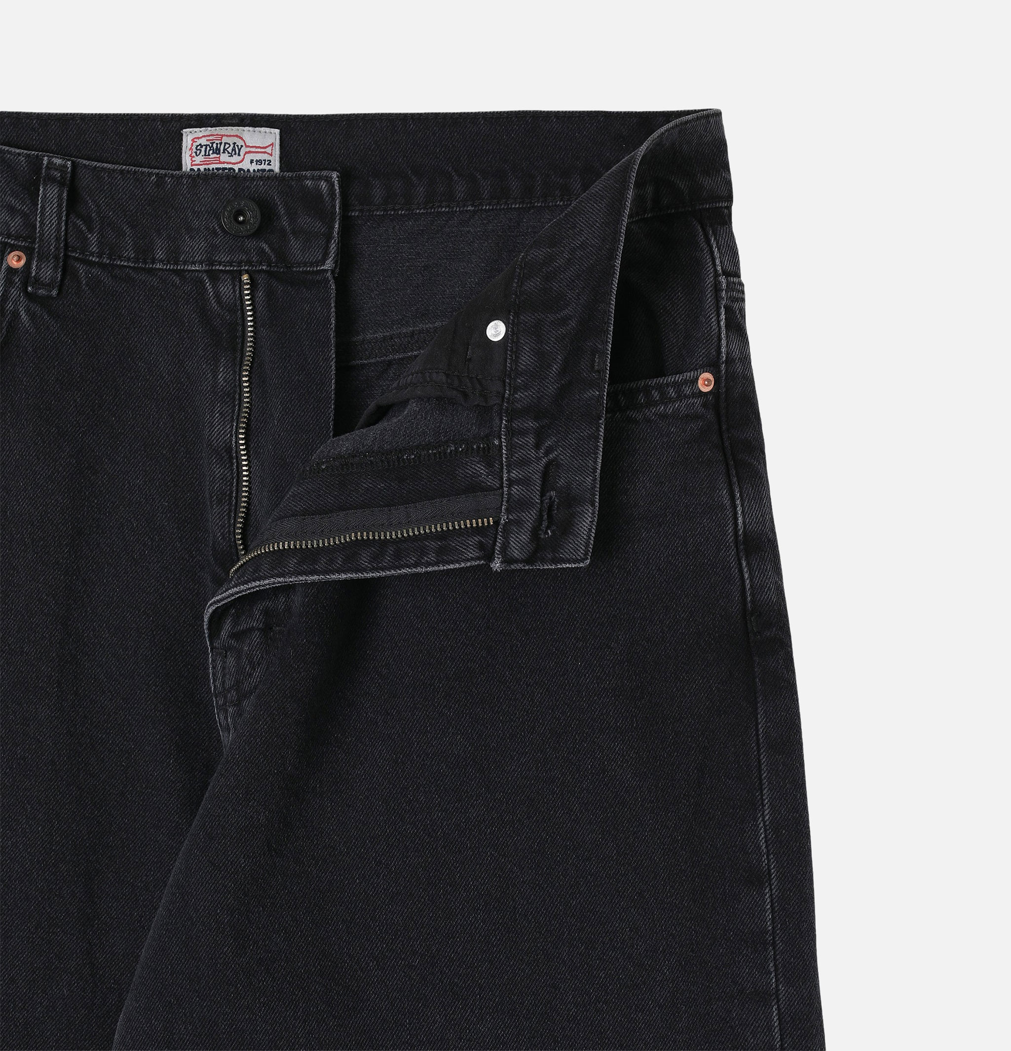 Wide 5 Jean Black Denim