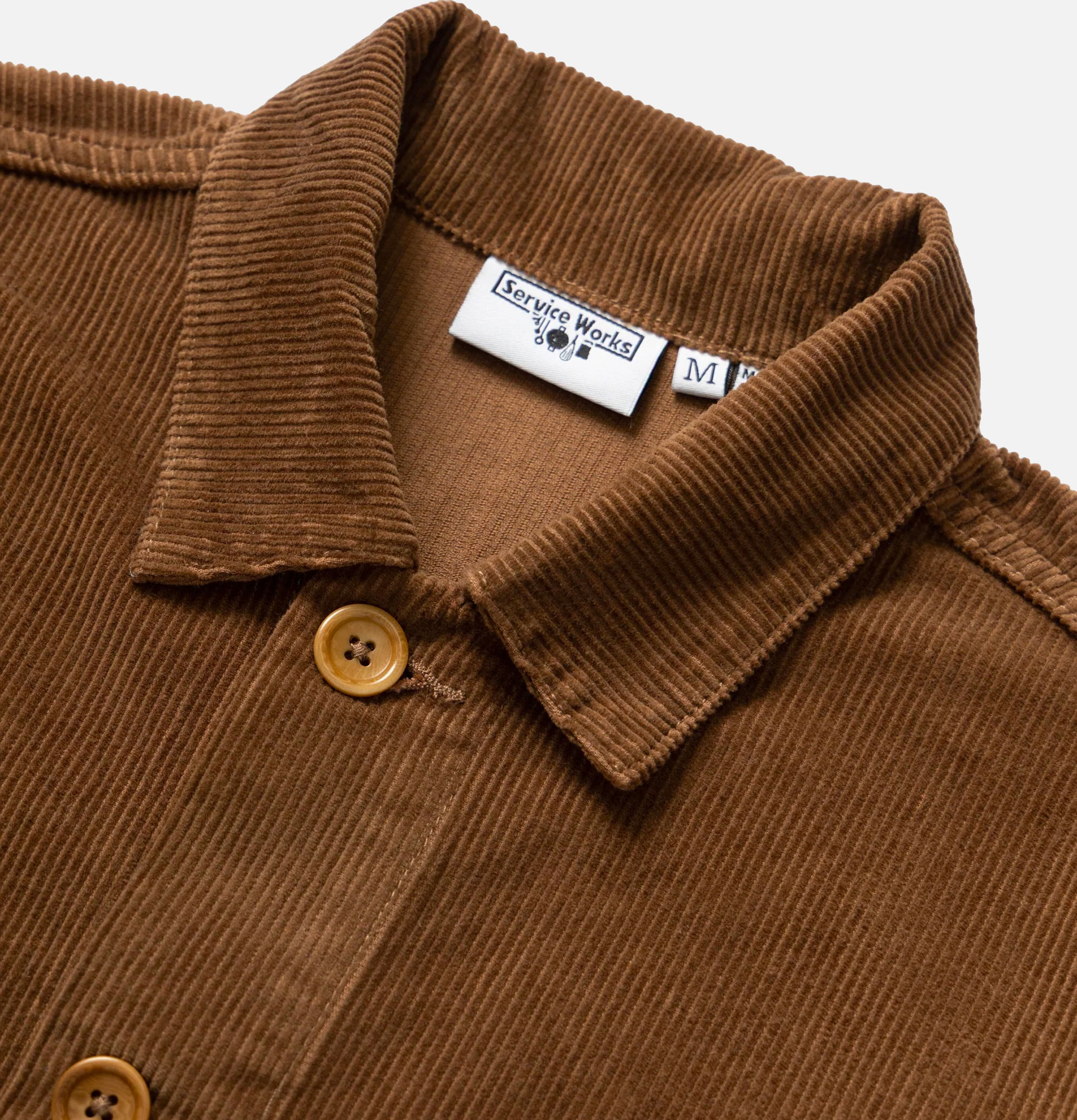 Service Works Corduroy Chore Shirt Bark