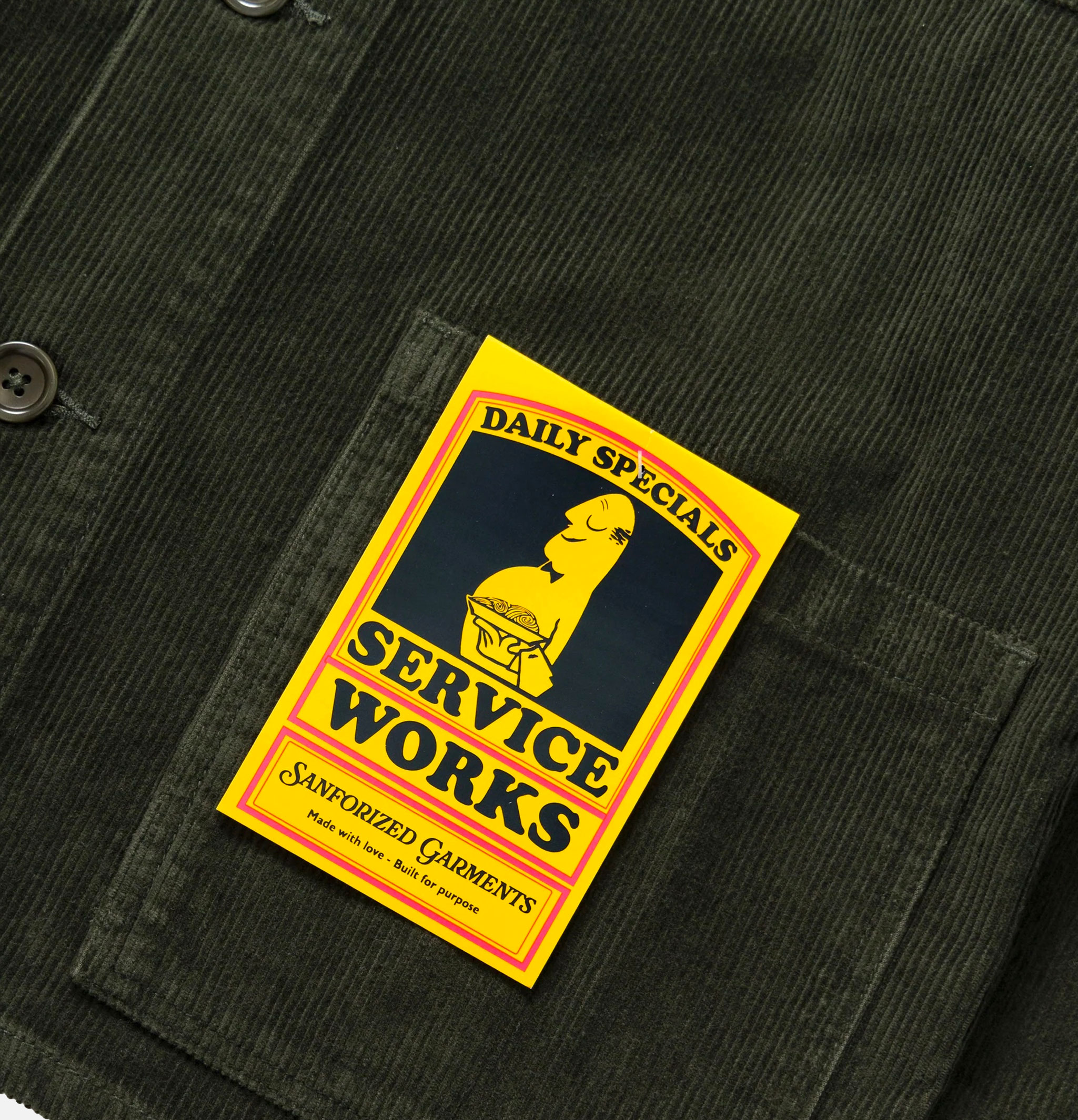 Service Works Chemise Corduroy Chore Coppice