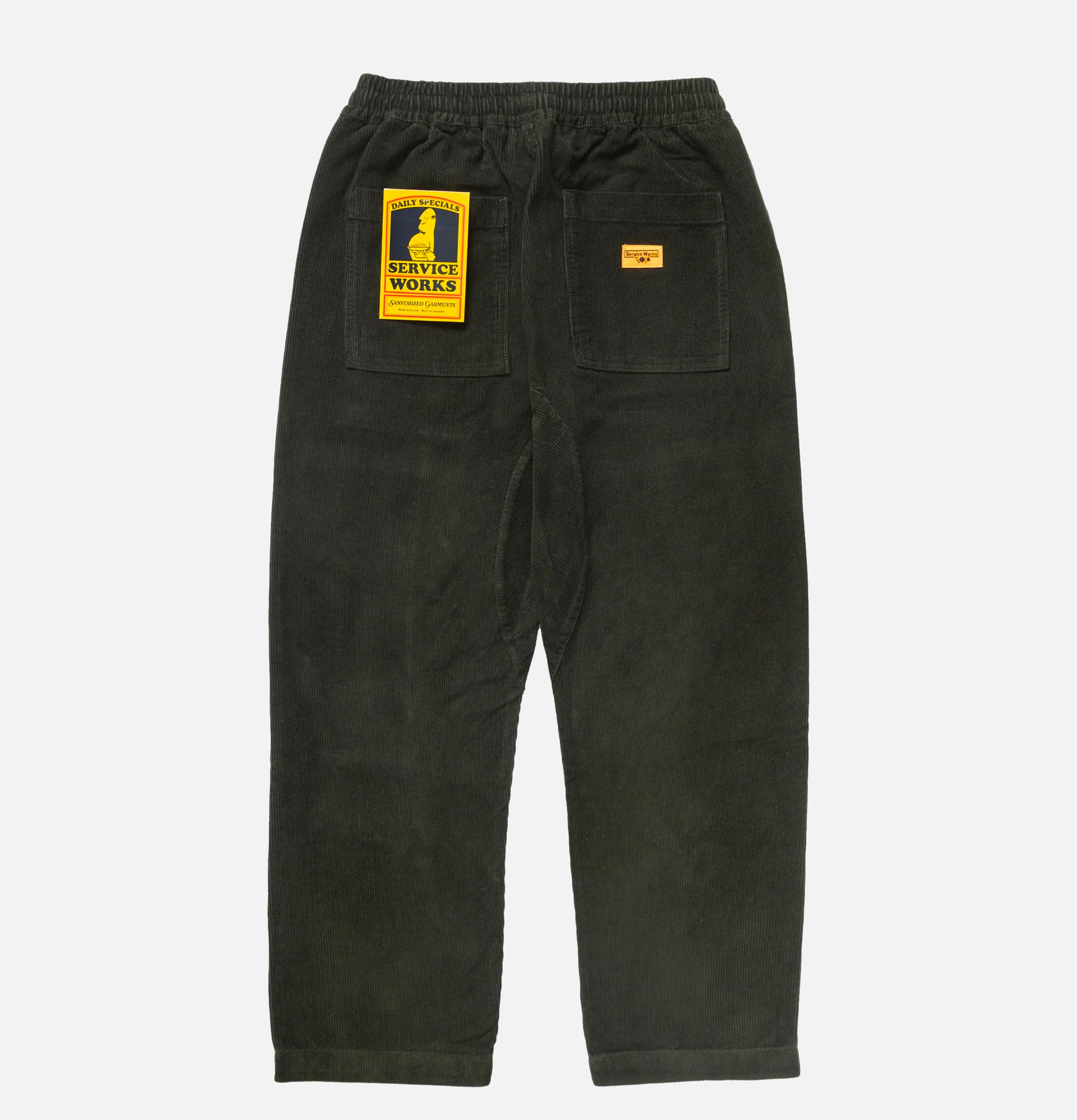 Service Works Pantalon Chef Velours Côtelé Coppice