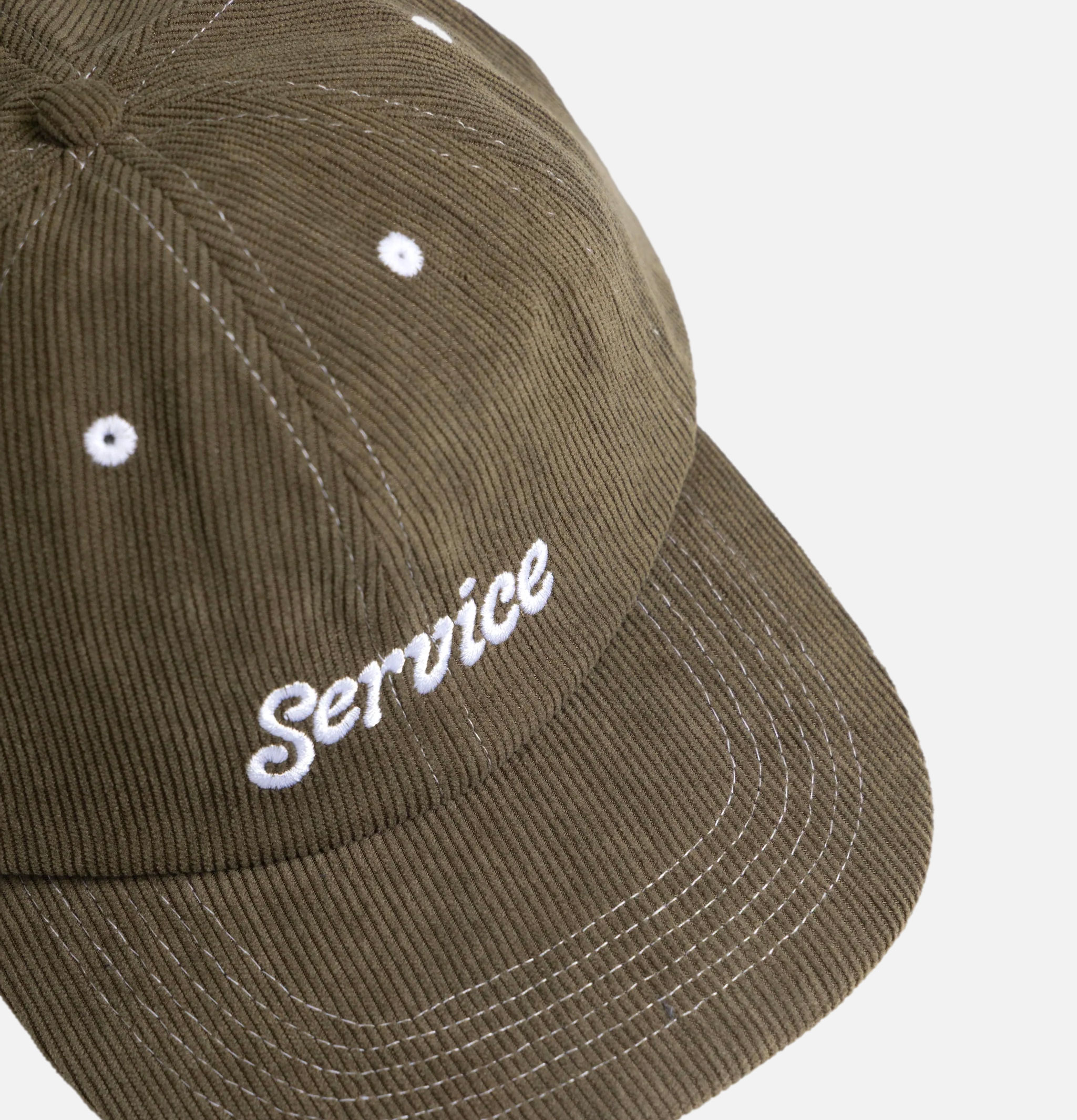 Casquette Service Works Service Script Cord Forest Vert