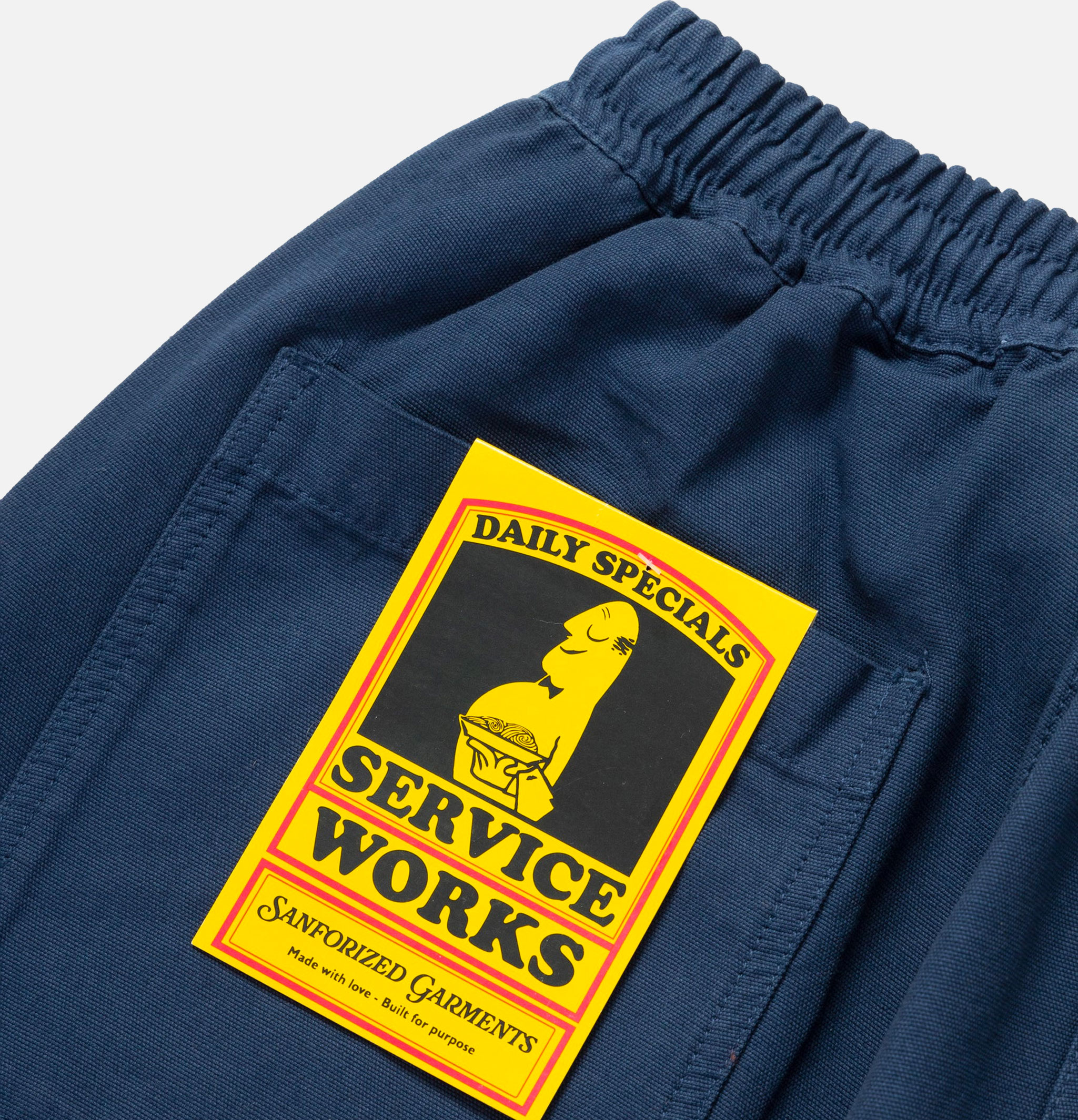 Pantalon Chef Service Works Bleu Marine Foncé