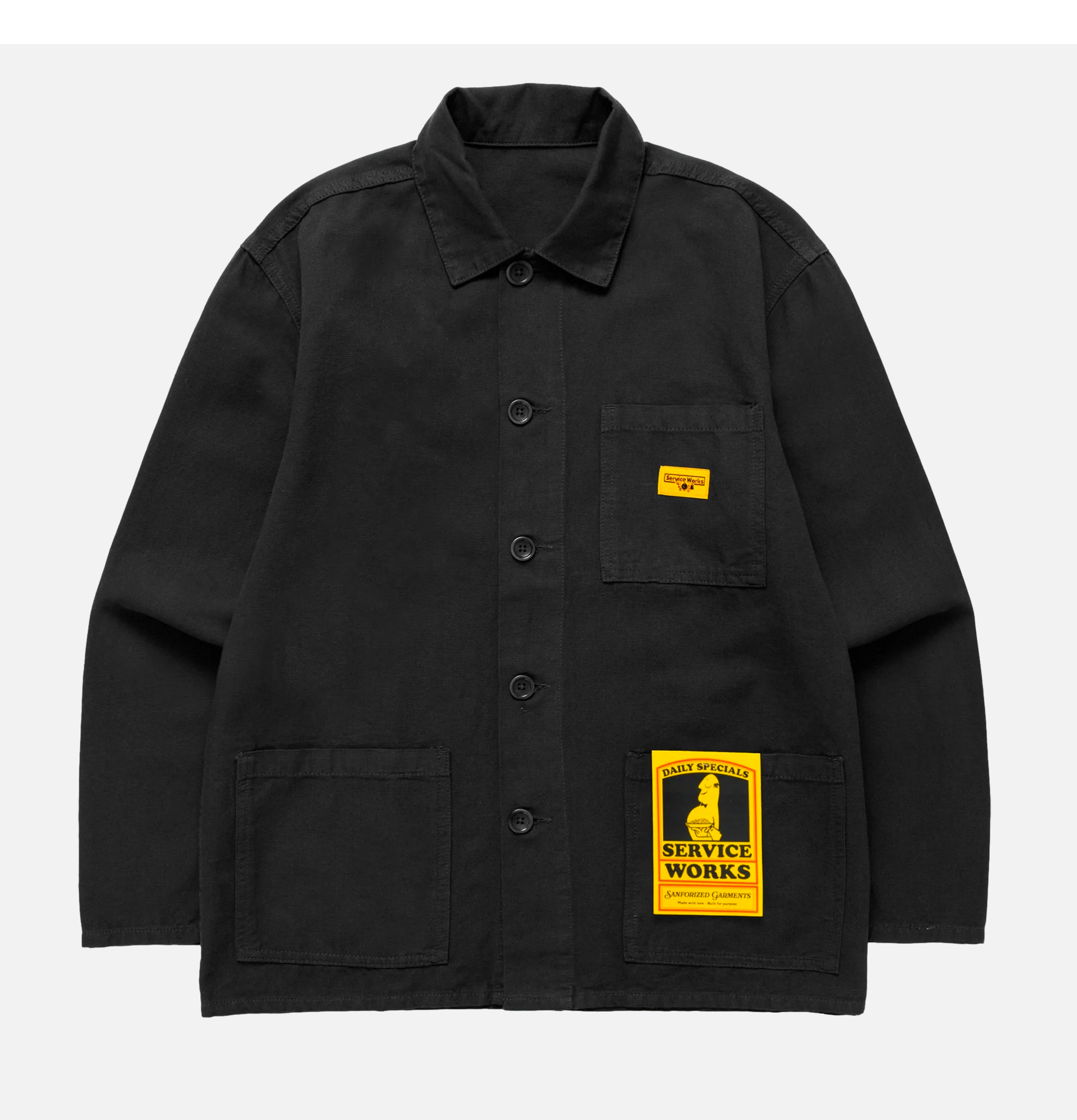 Chemise Travail Service Works Noir