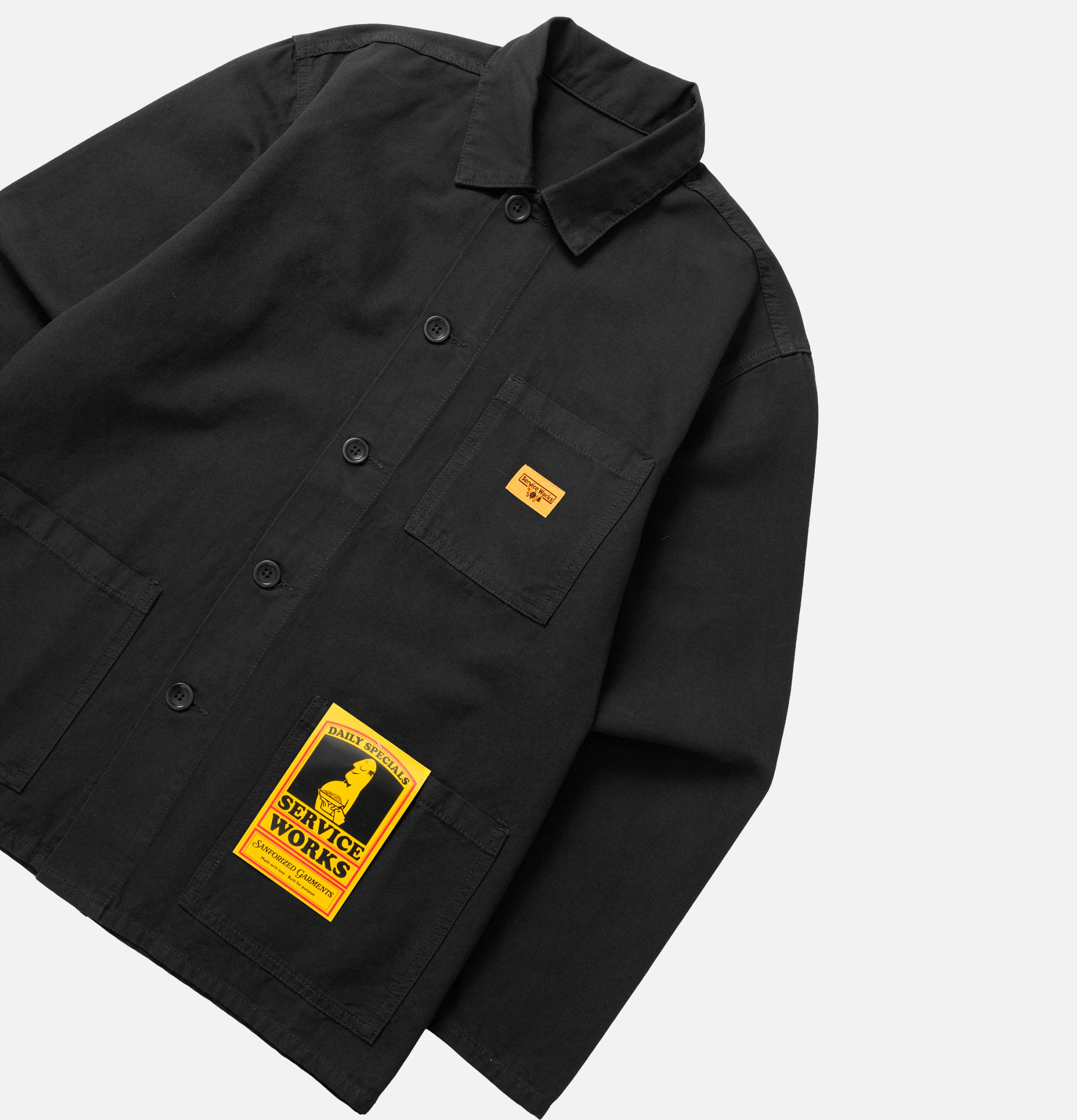 Chemise Travail Service Works Noir