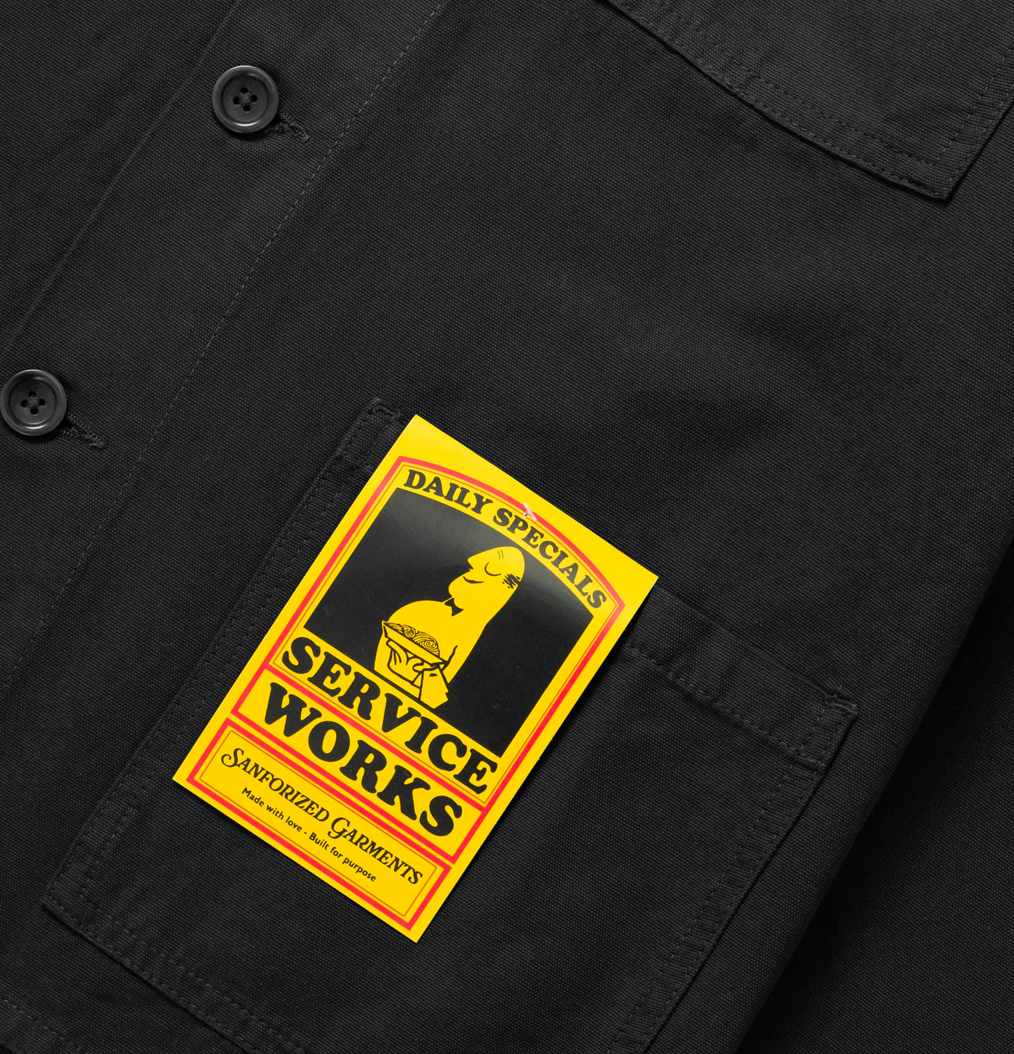 Chemise Travail Service Works Noir