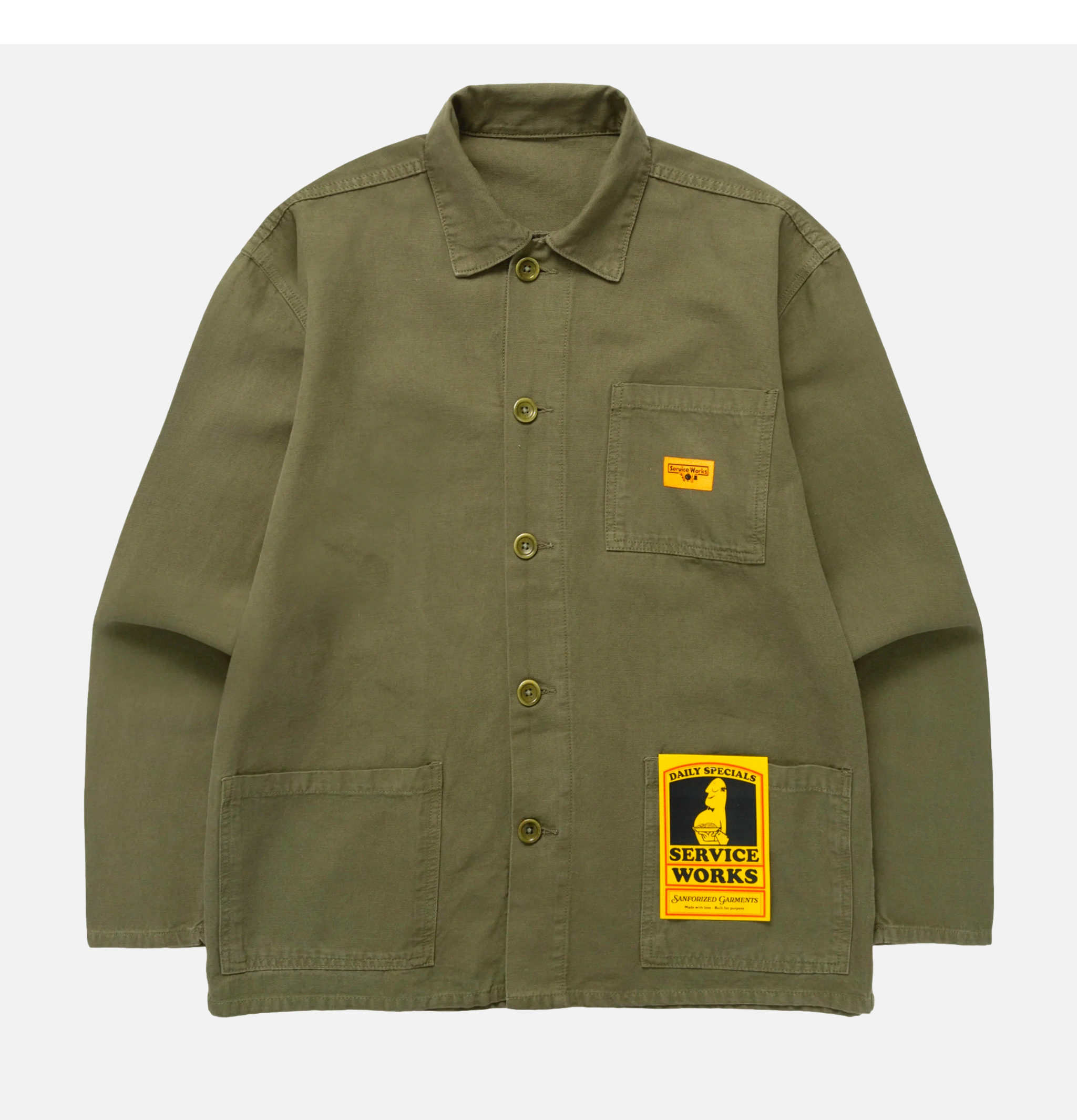 Chemise Travail Service Works Olive