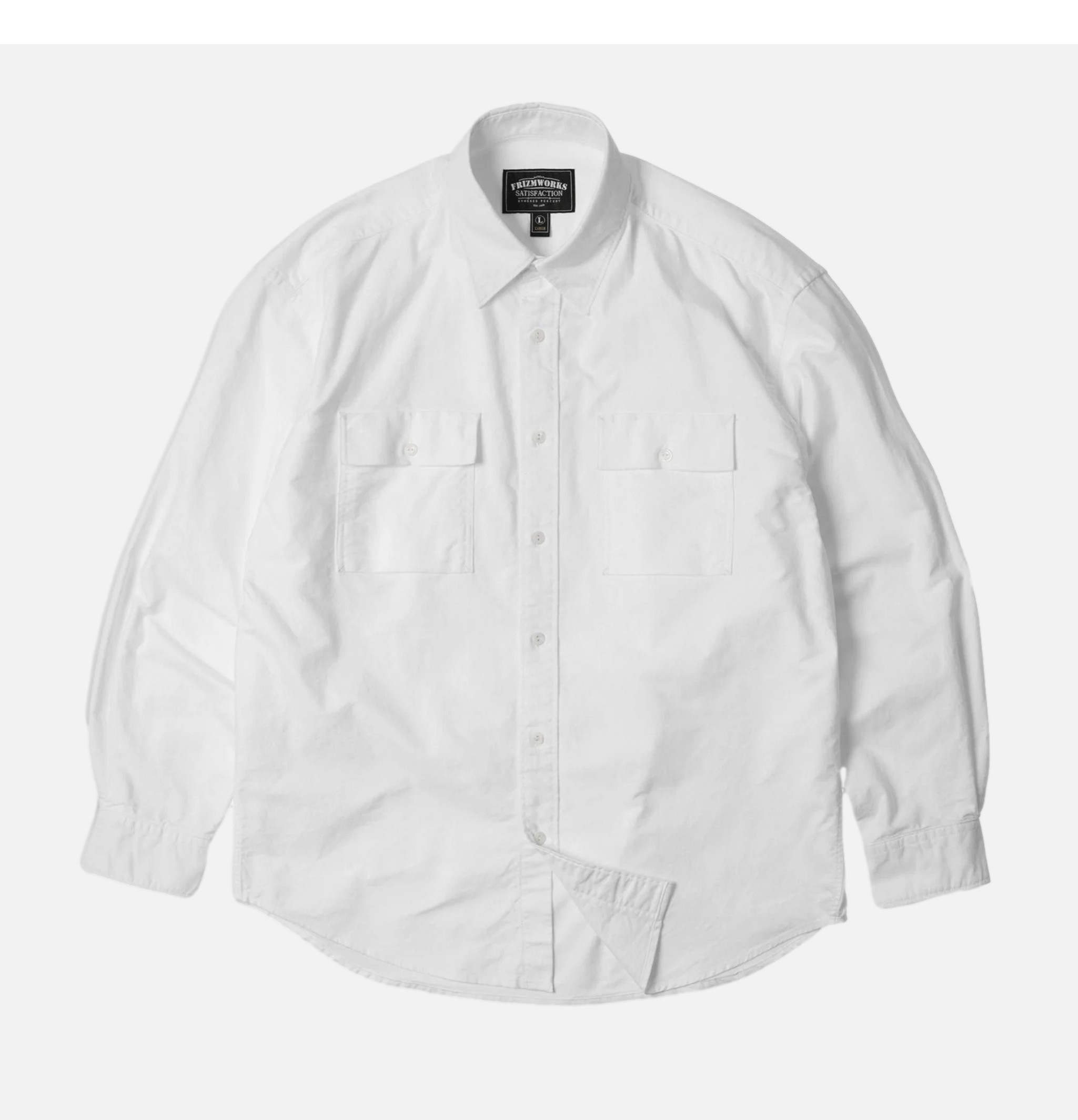 Frizmworks White Chambray Work Shirt
