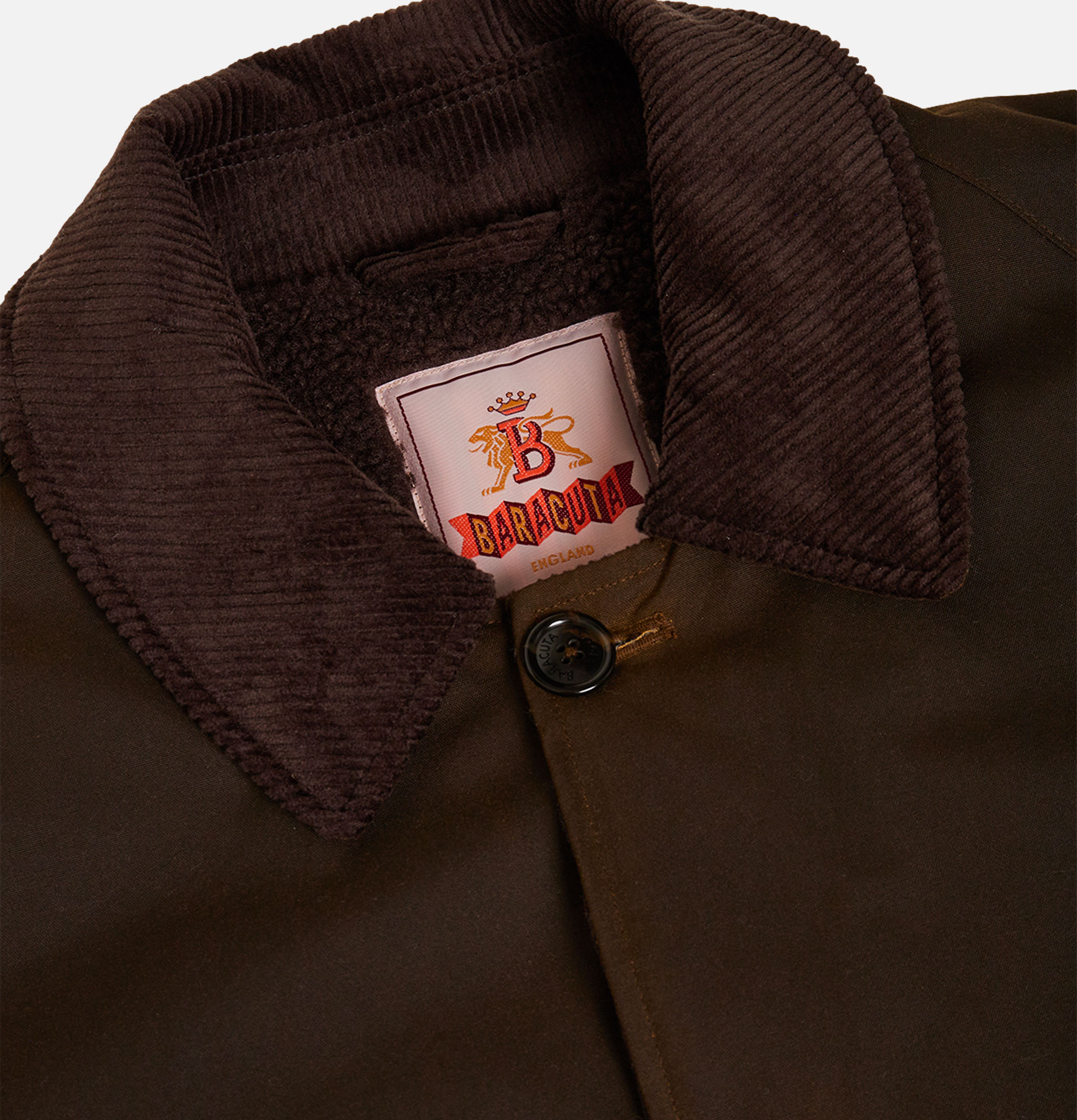 Baracuta Veste Waxed Deck Deep Moss