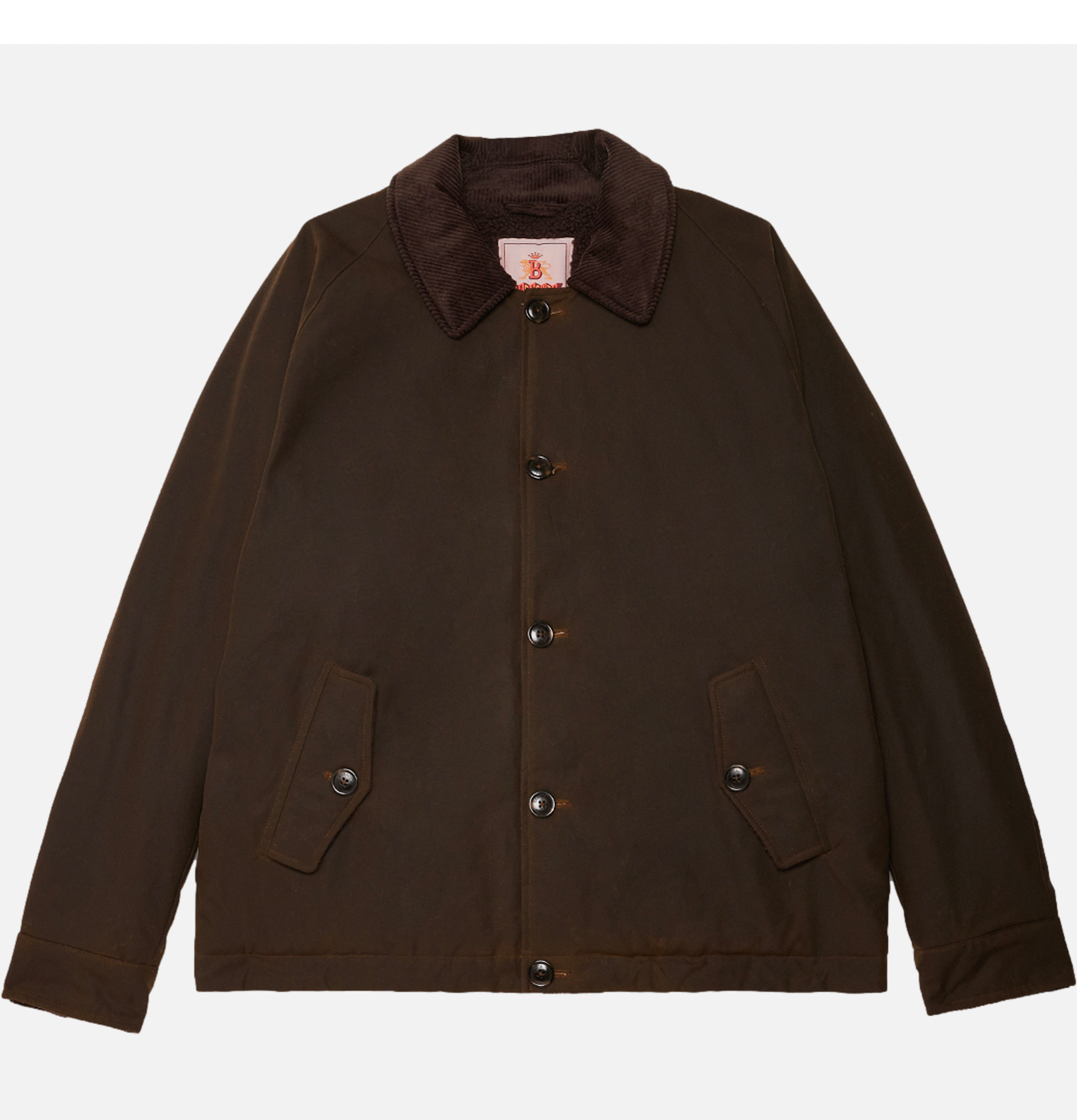 Baracuta Veste Waxed Deck Deep Moss