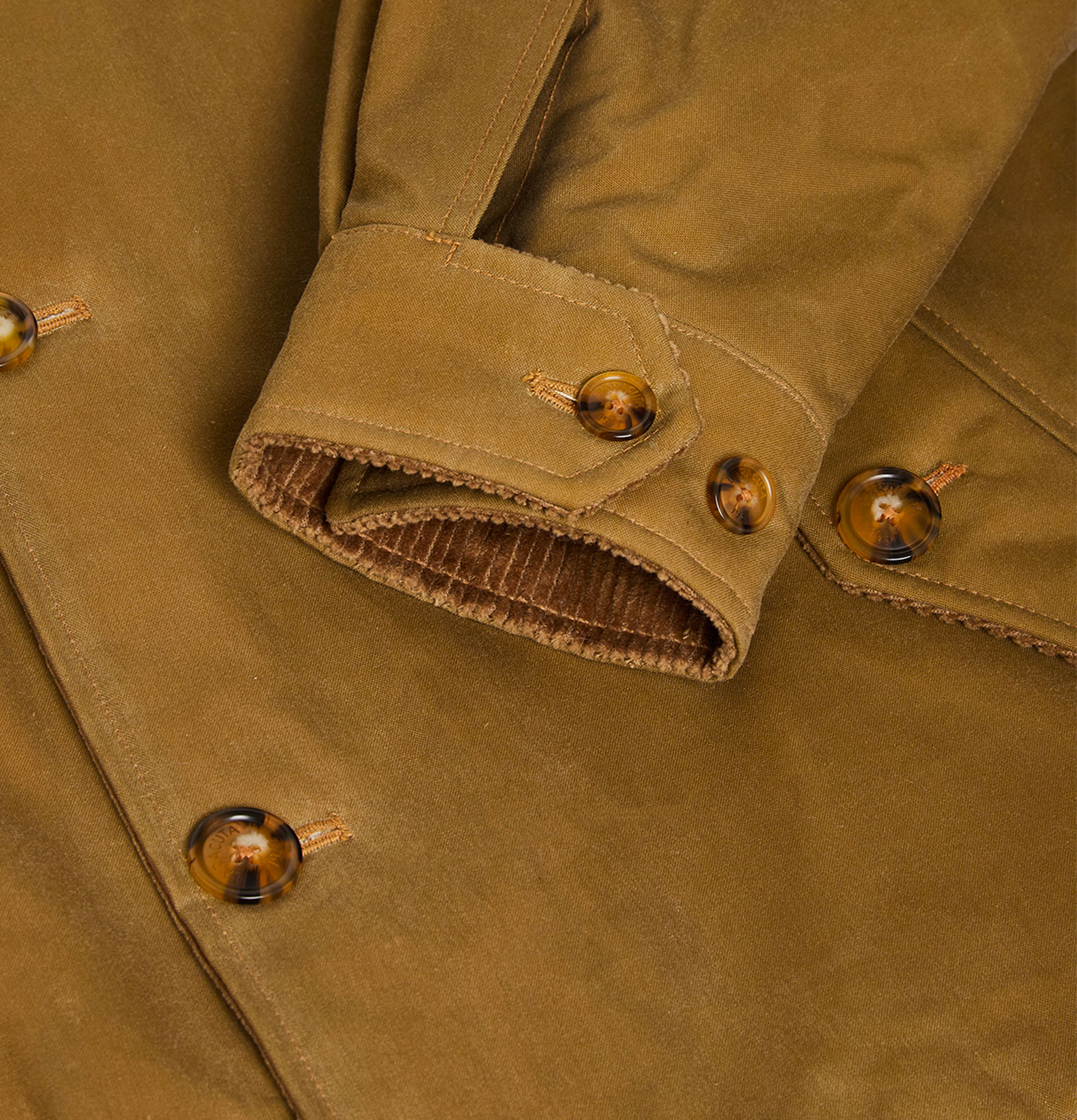 Baracuta Veste Waxed Deck Tan