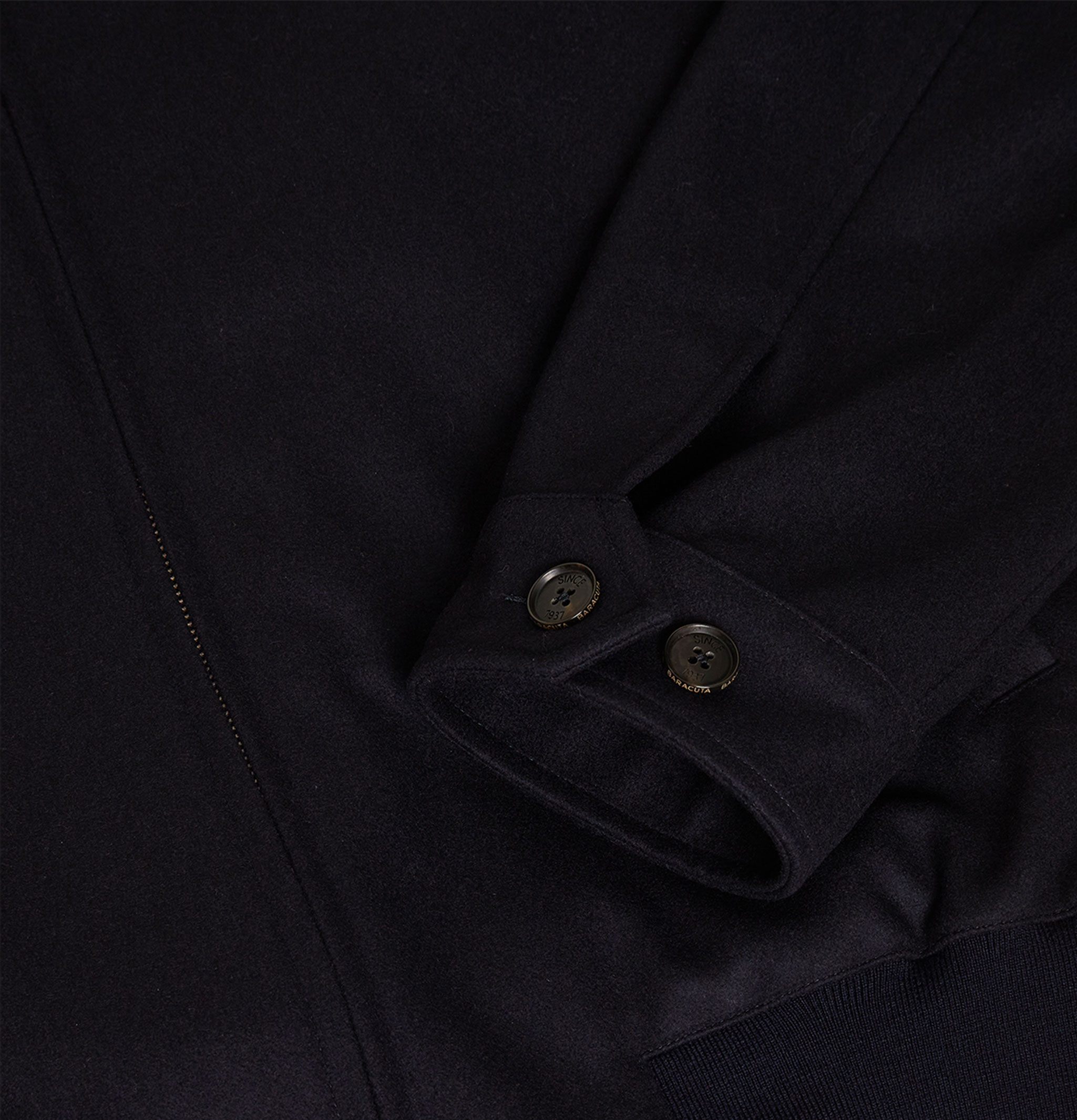 Baracuta Veste G18 Melton Deep Blue