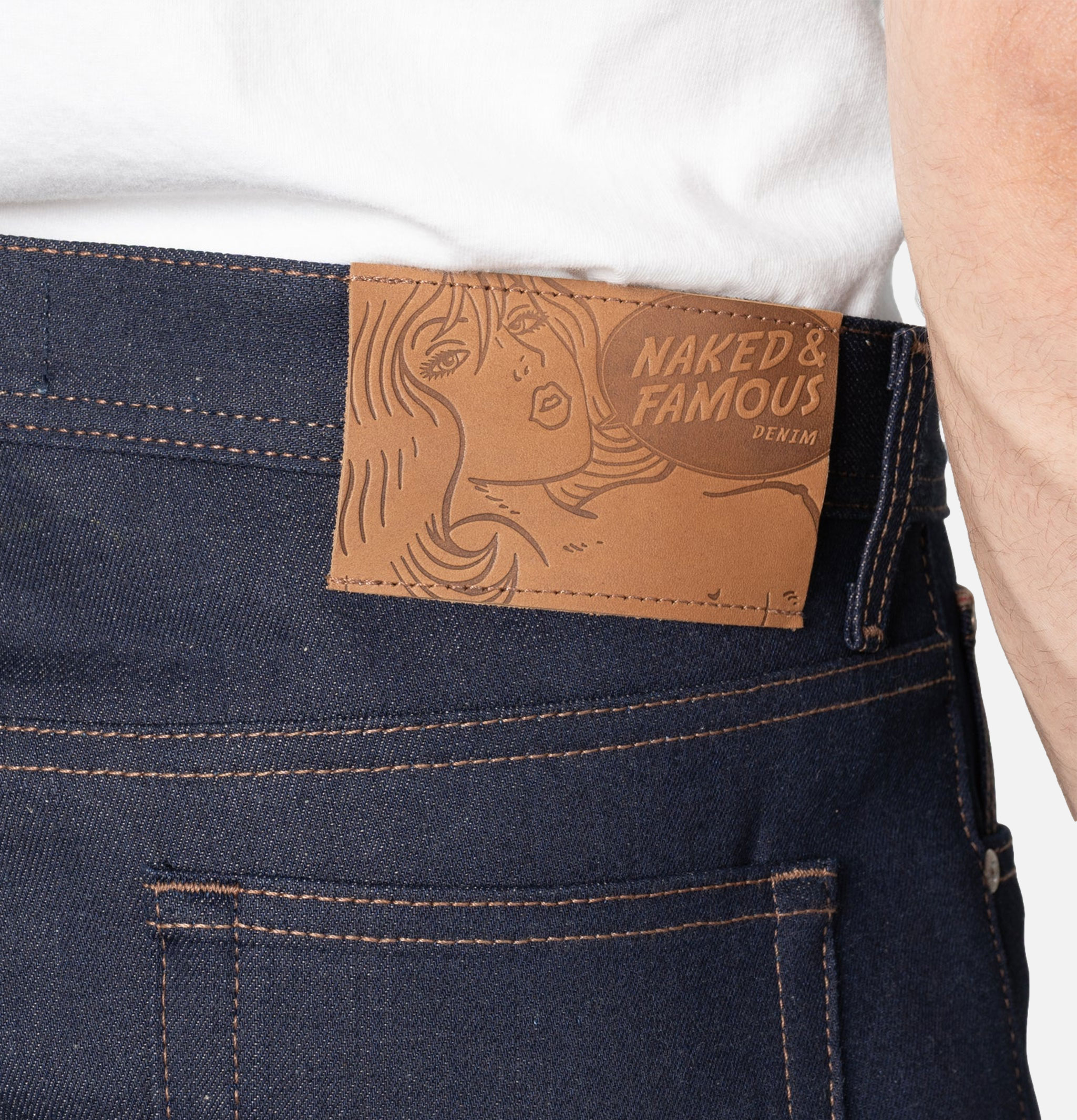 Jean Weird Guy Coffee Dye