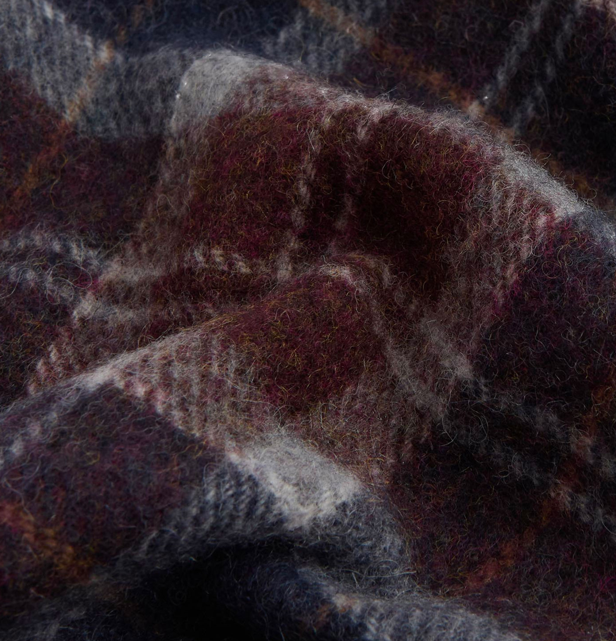 Barbour Écharpe Lambswool Midnight Oak