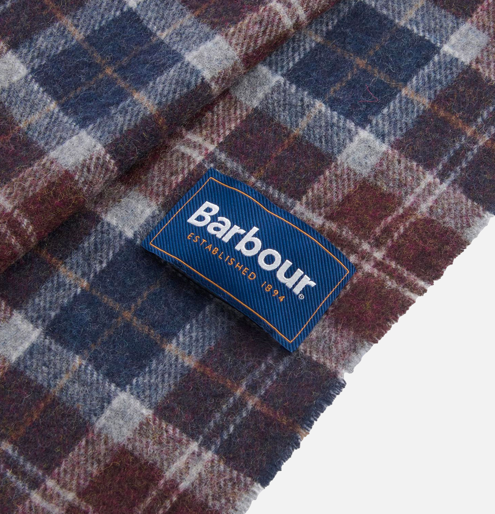 Barbour Écharpe Lambswool Midnight Oak