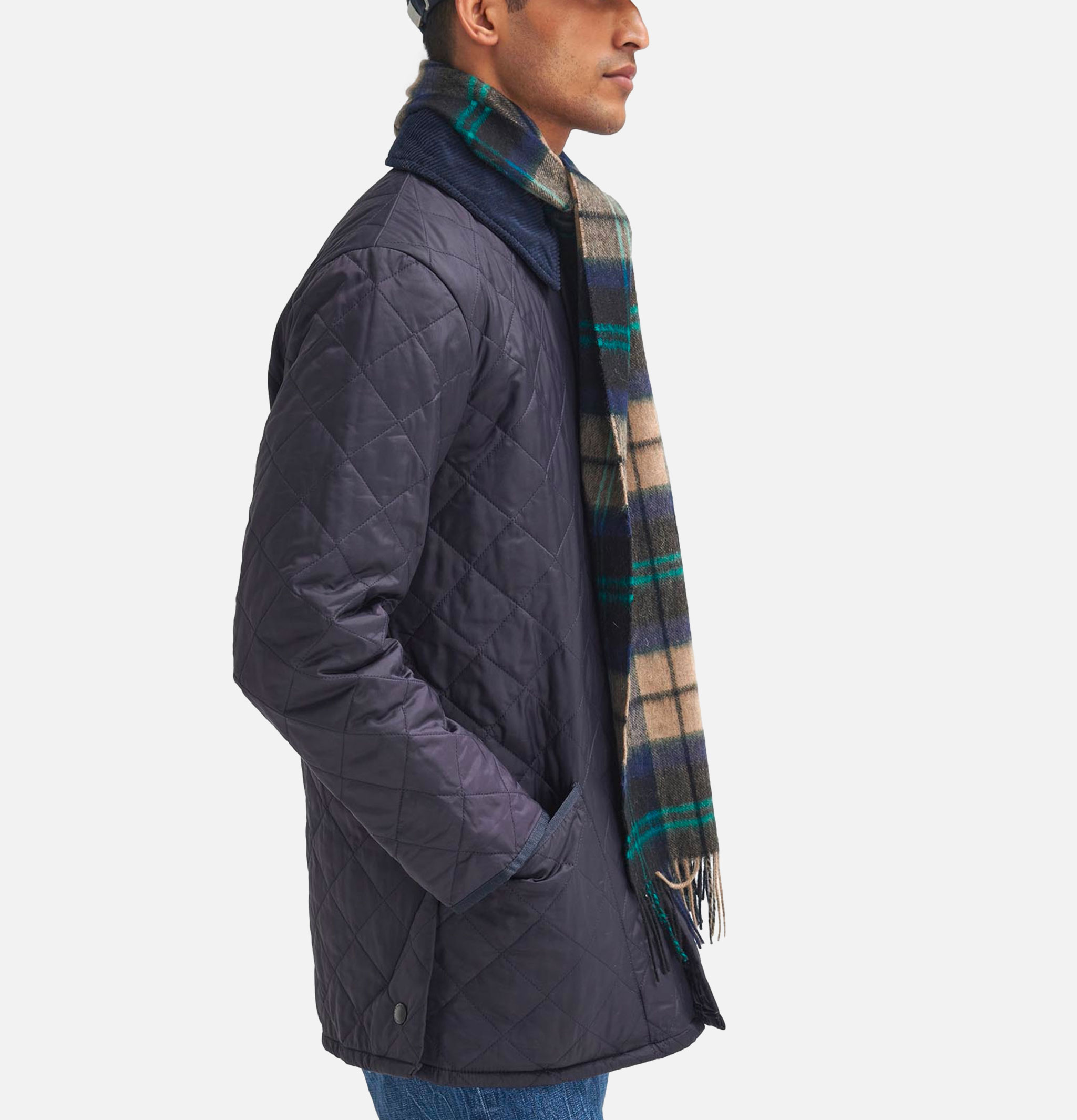 Barbour Echarpe Cashmere Green Loche