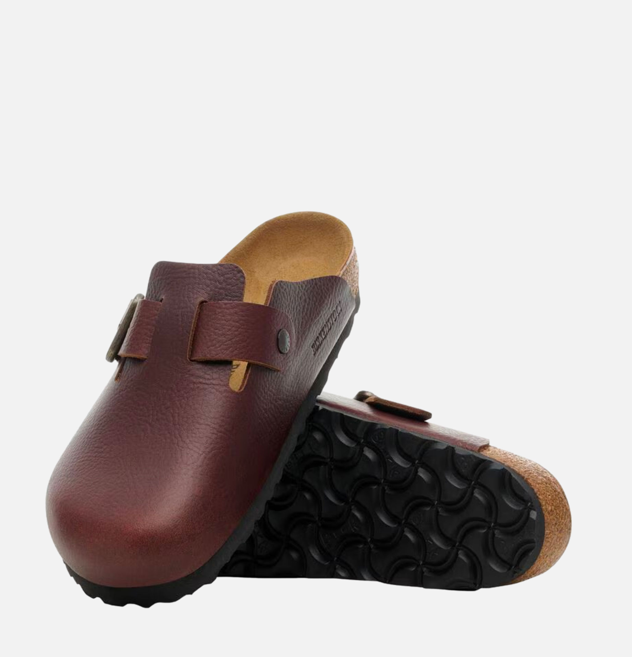 Birkenstock Boston Étroite Vintage Wood Roast