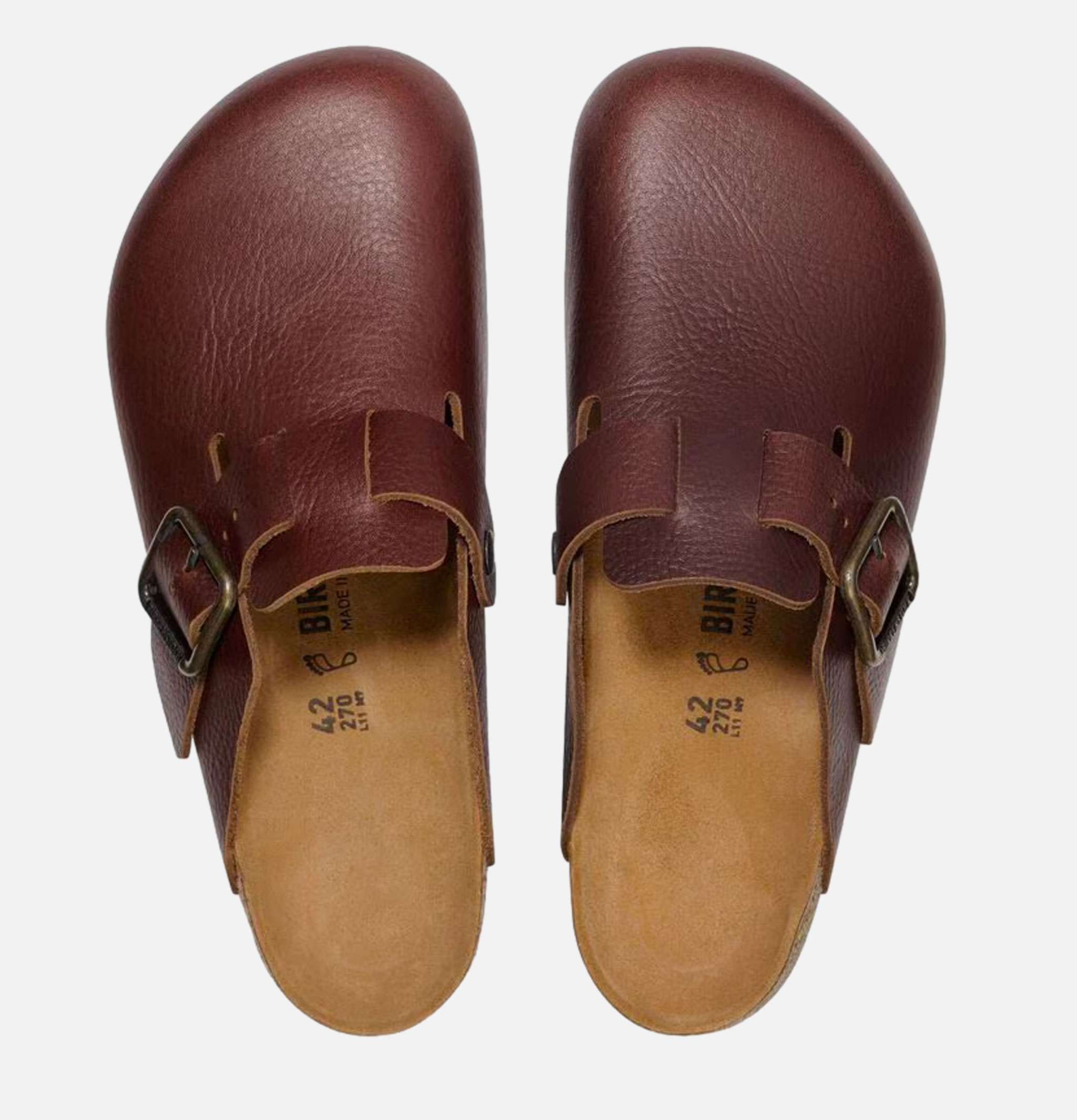 Birkenstock Boston Étroite Vintage Wood Roast