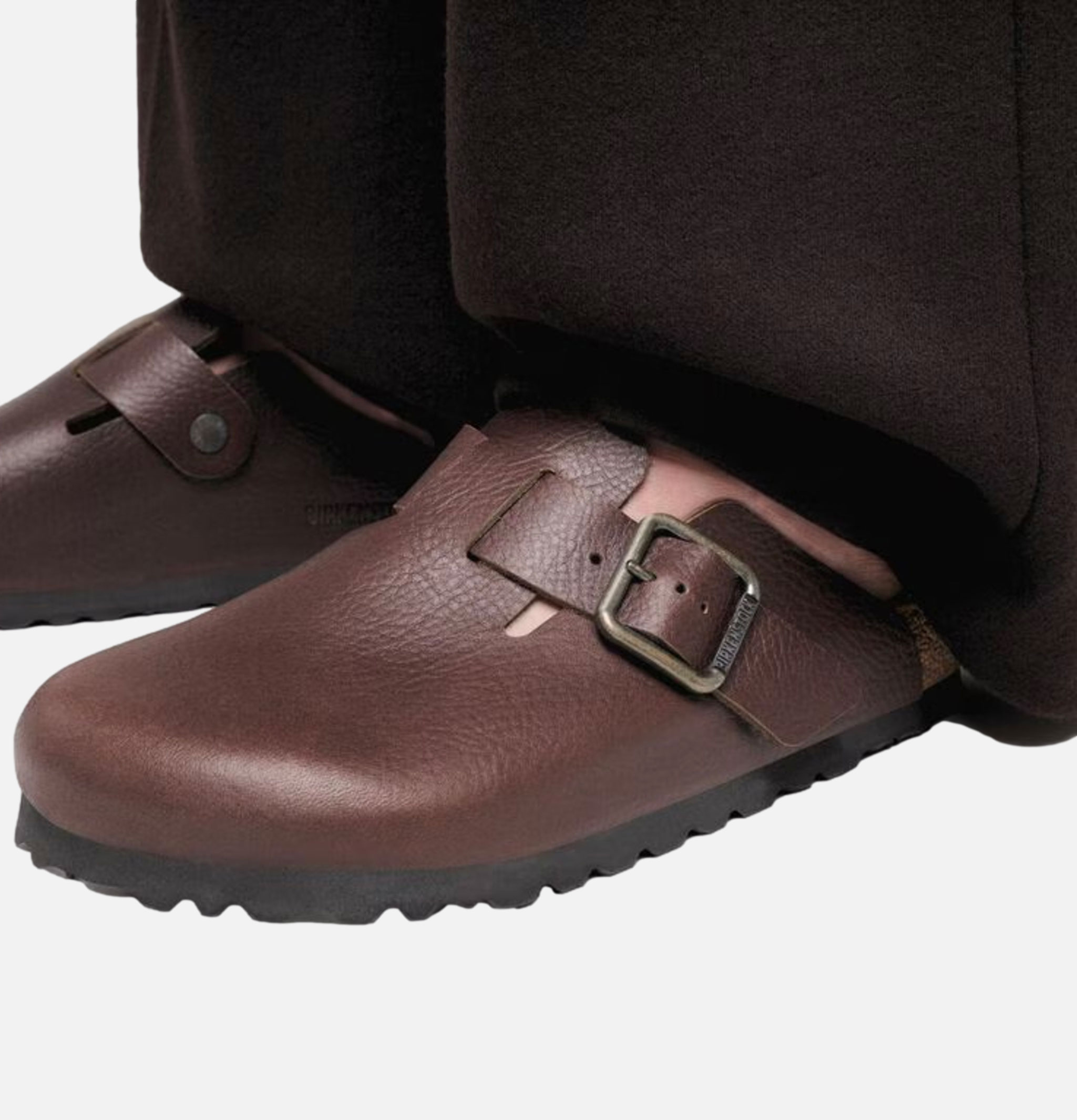 Birkenstock Boston Étroite Vintage Wood Roast